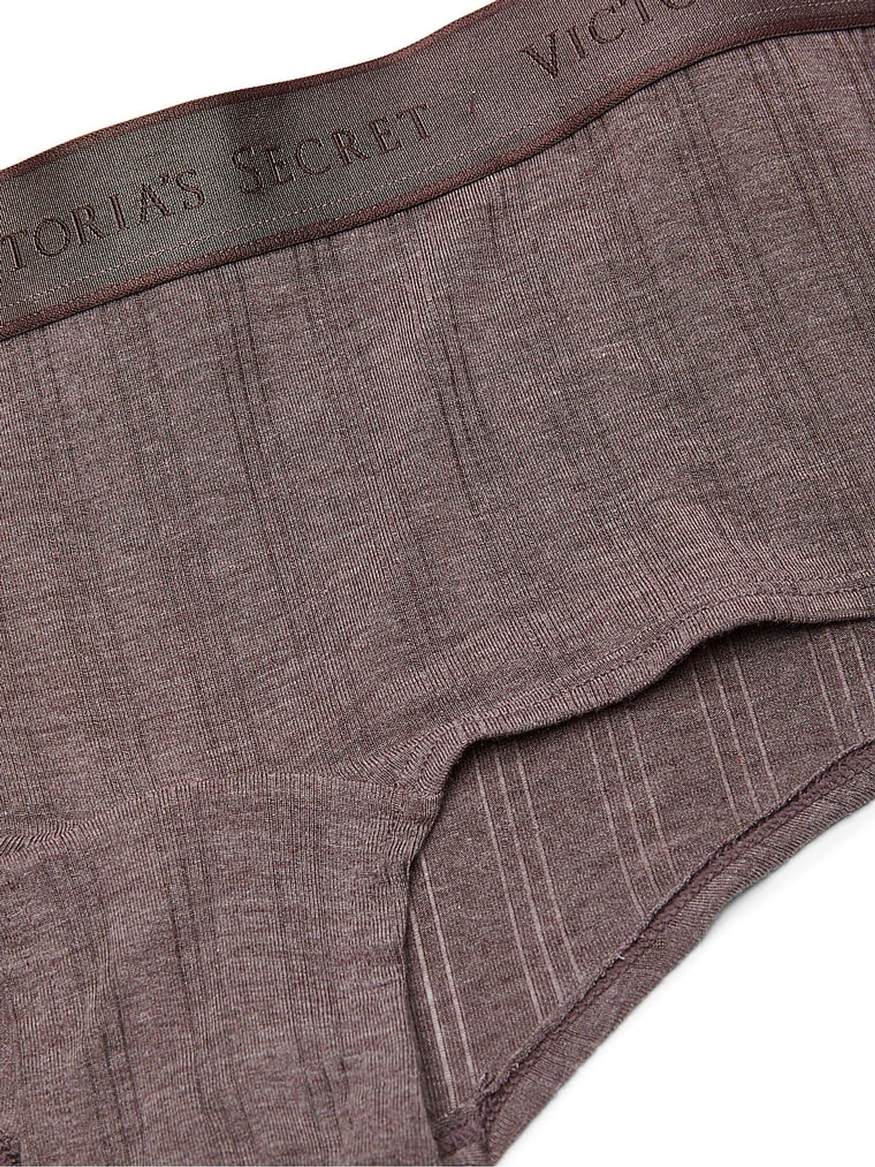 Cocoa Blush Heather Nude Short Modal Logo Knickers - Image 4 of 4