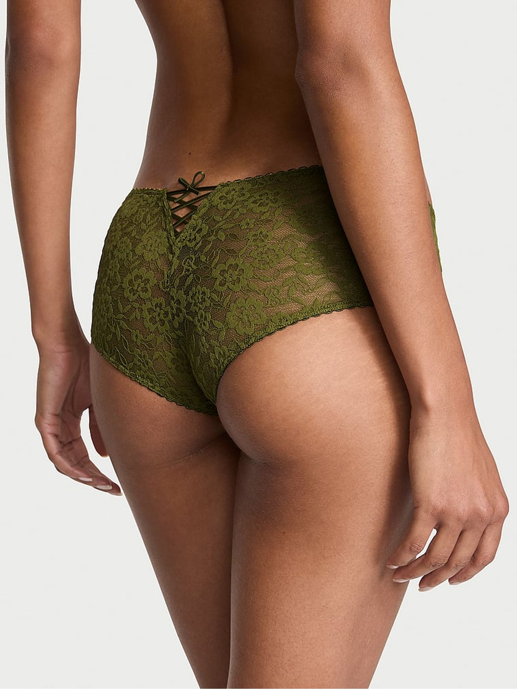 Green Chameleon Cheeky Lace Up Knickers - Image 2 of 4