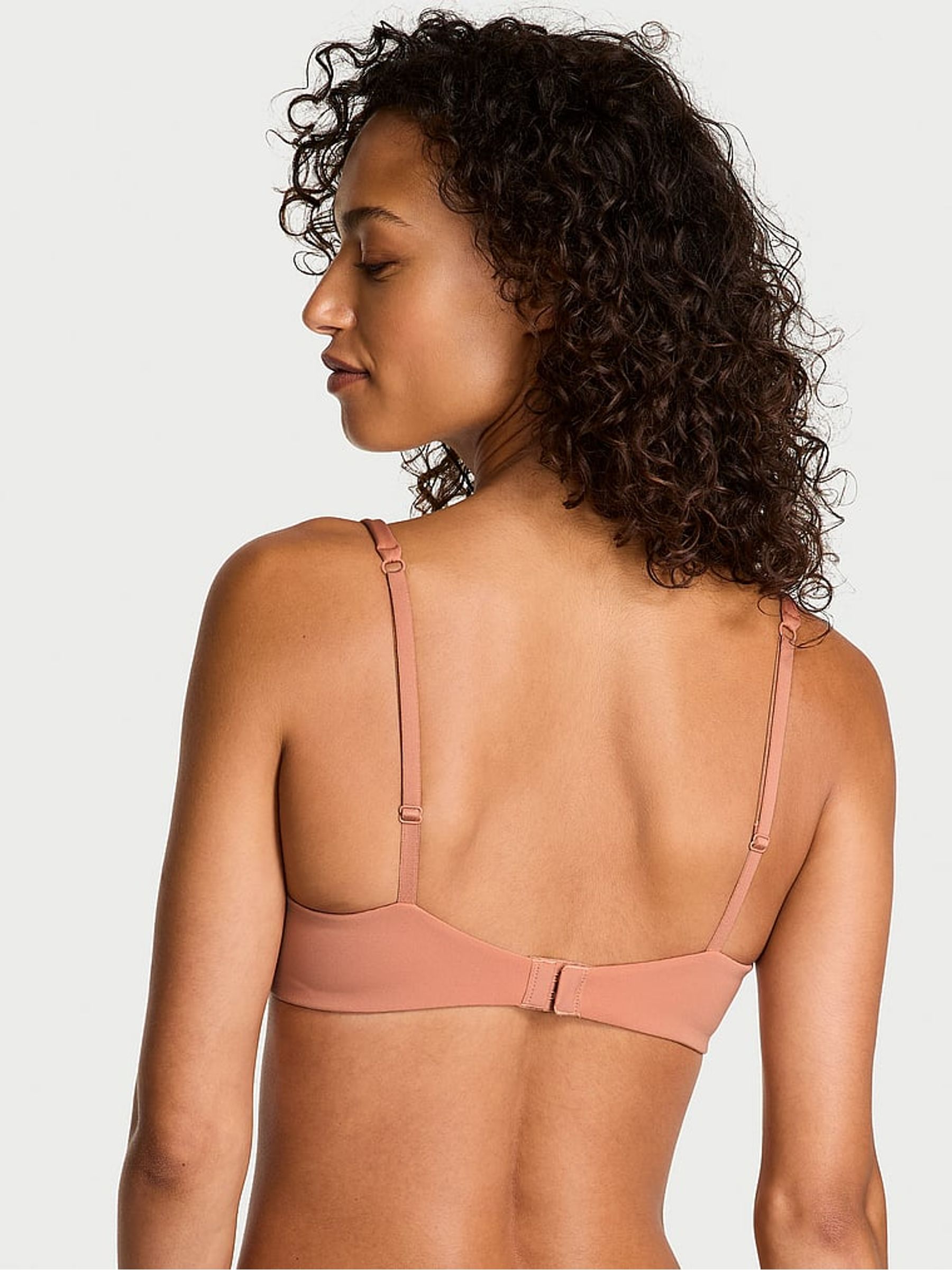 Desert Blush Nude Scuba Lightly Lined Scoop Bra - Image 2 of 4
