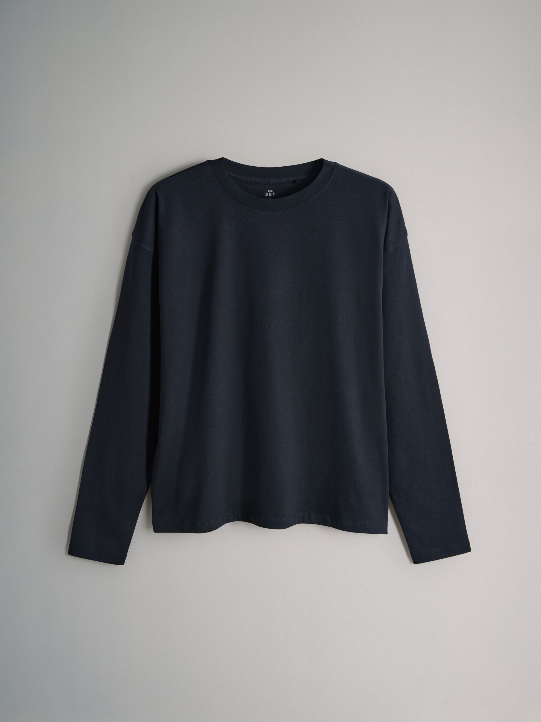 Black/Khaki Green/Animal/White - 4 Pack Relaxed Long Sleeve T-Shirts - Image 5 of 7
