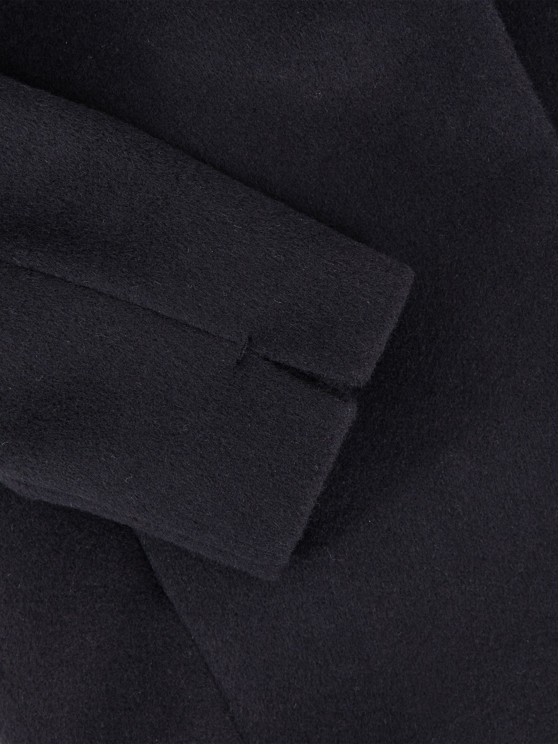 9-13 yrs Wool-Blend Funnel-Neck Coat in Navy - Image 5 of 5