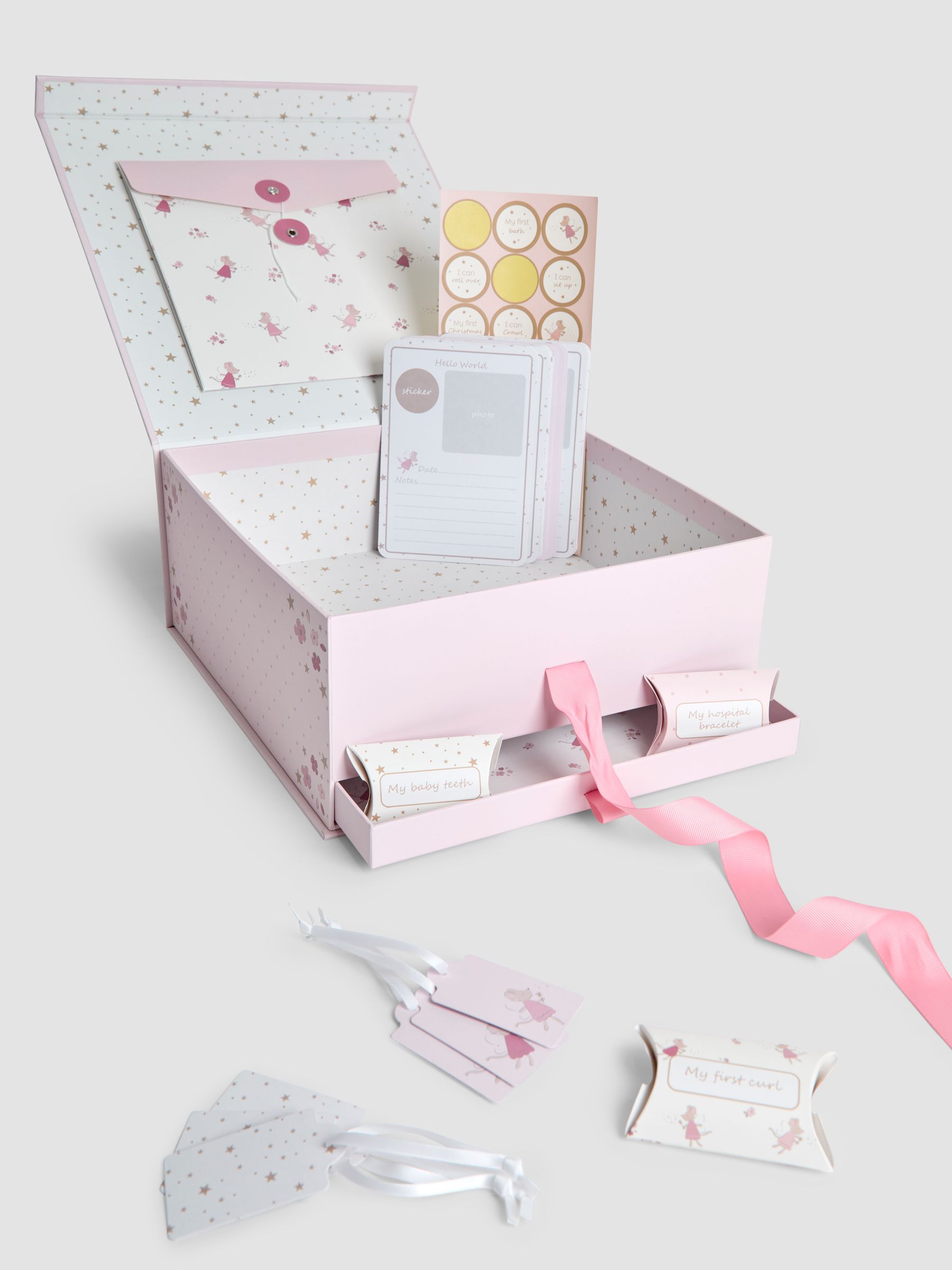 Pink Fairy Mouse Fairy Mouse My First Memories Filled Keepsake Box - Image 3 of 10