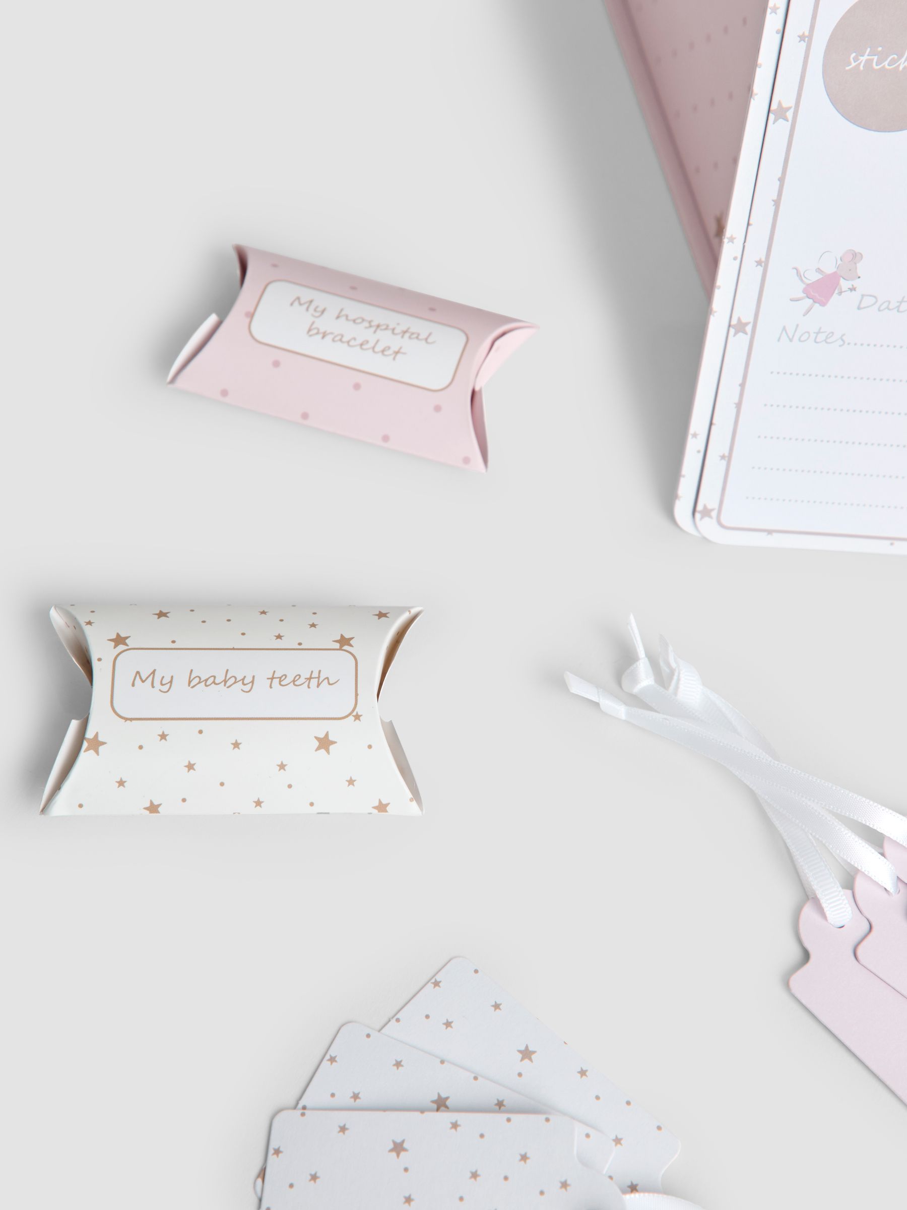 Pink Fairy Mouse My First Memories Filled Keepsake Box | JoJo