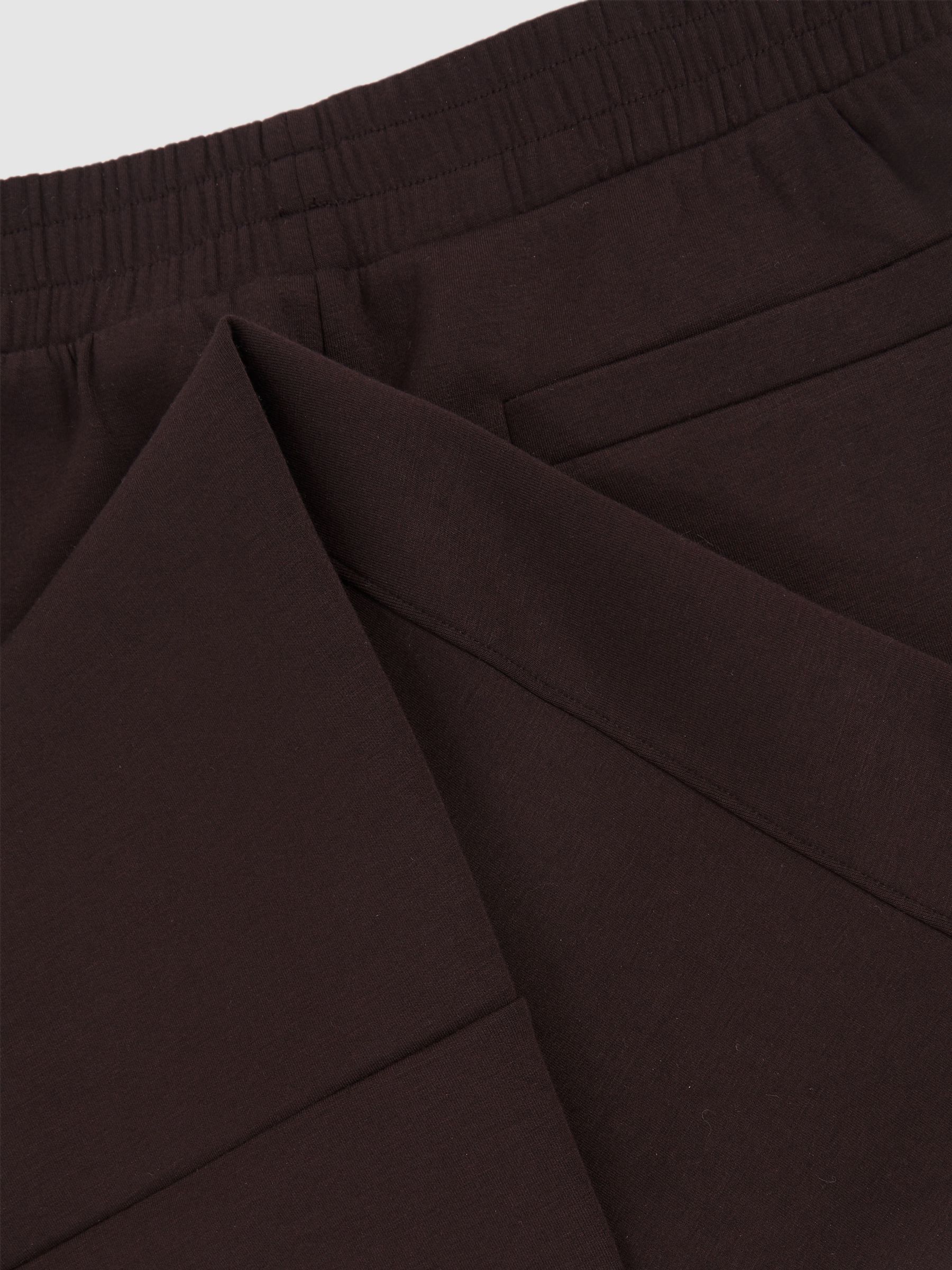Premium Interlock Tapered Joggers in Plum - image 4