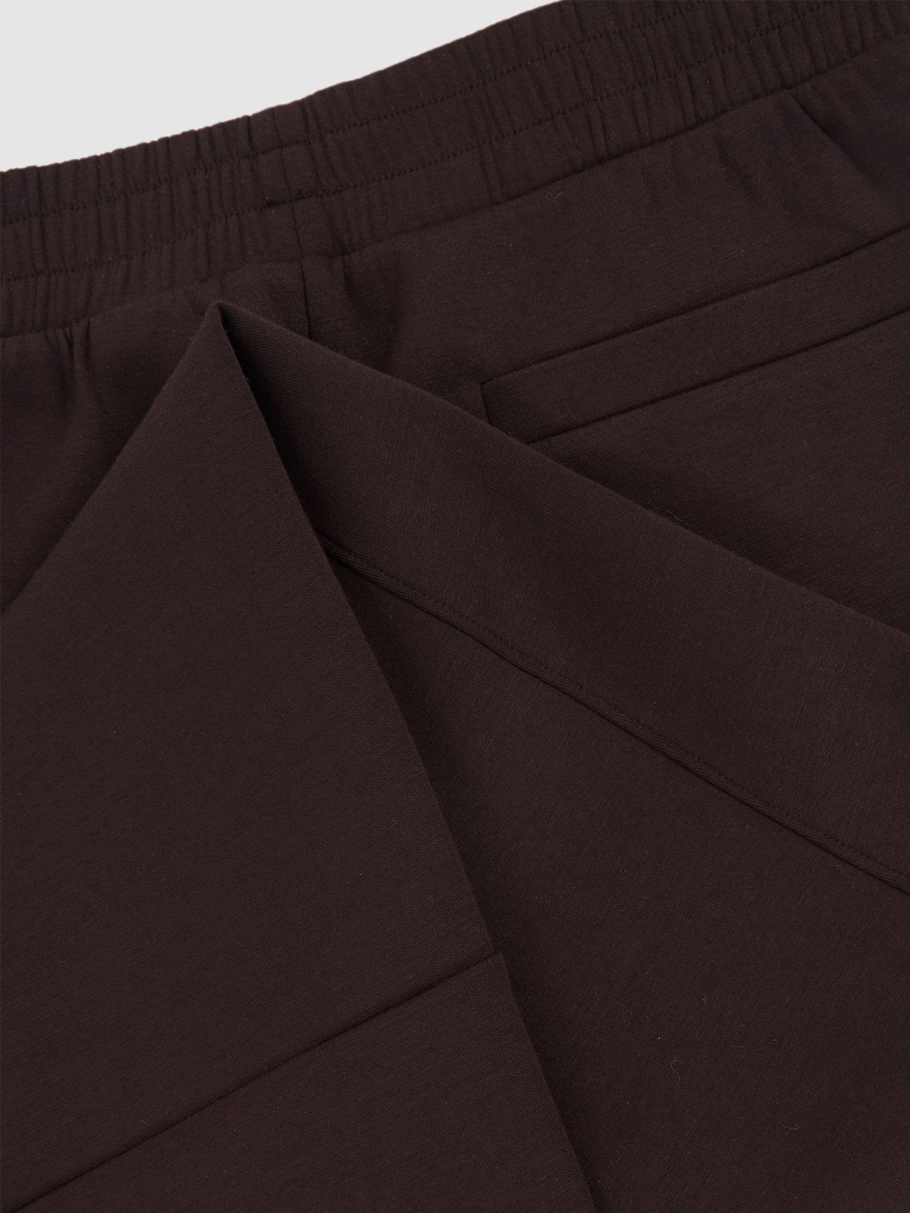 Interlock Tapered Joggers in Plum - Image 6 of 6