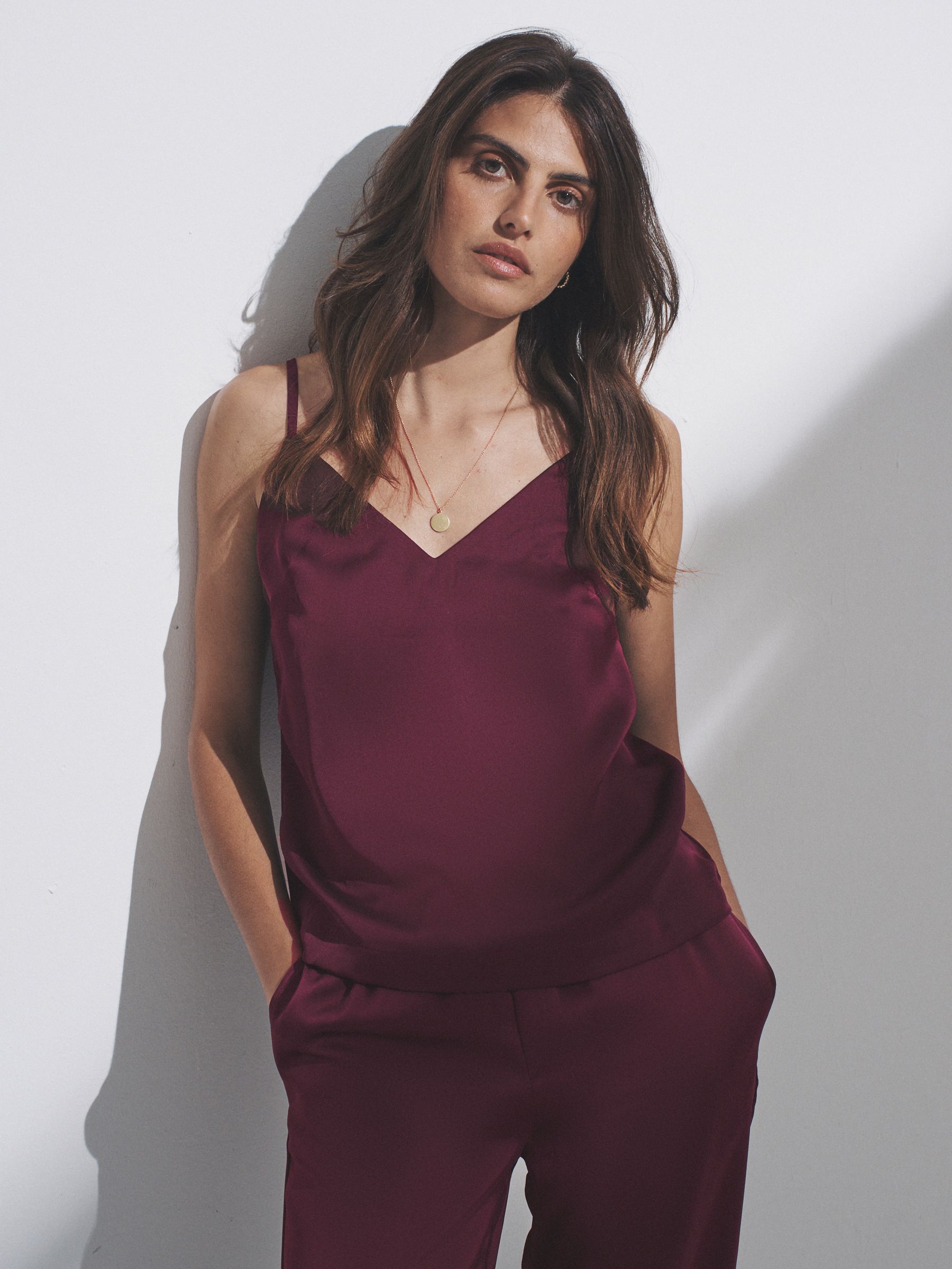 2 Pack Satin Cami Tops - Image 1 of 11