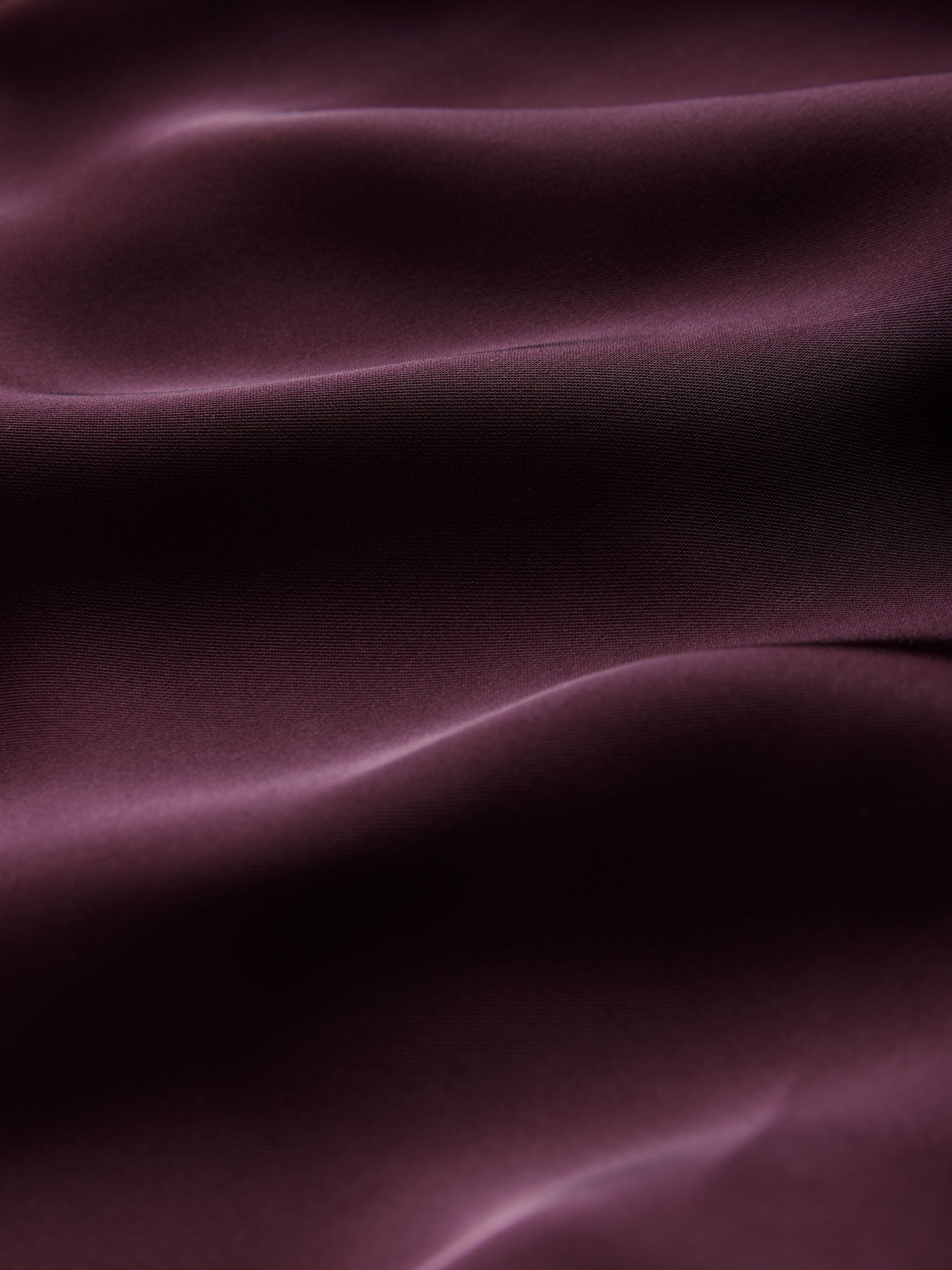 Black/Burgundy Red 2 Pack Satin Wide Leg Pull On Trousers - Image 6 of 6