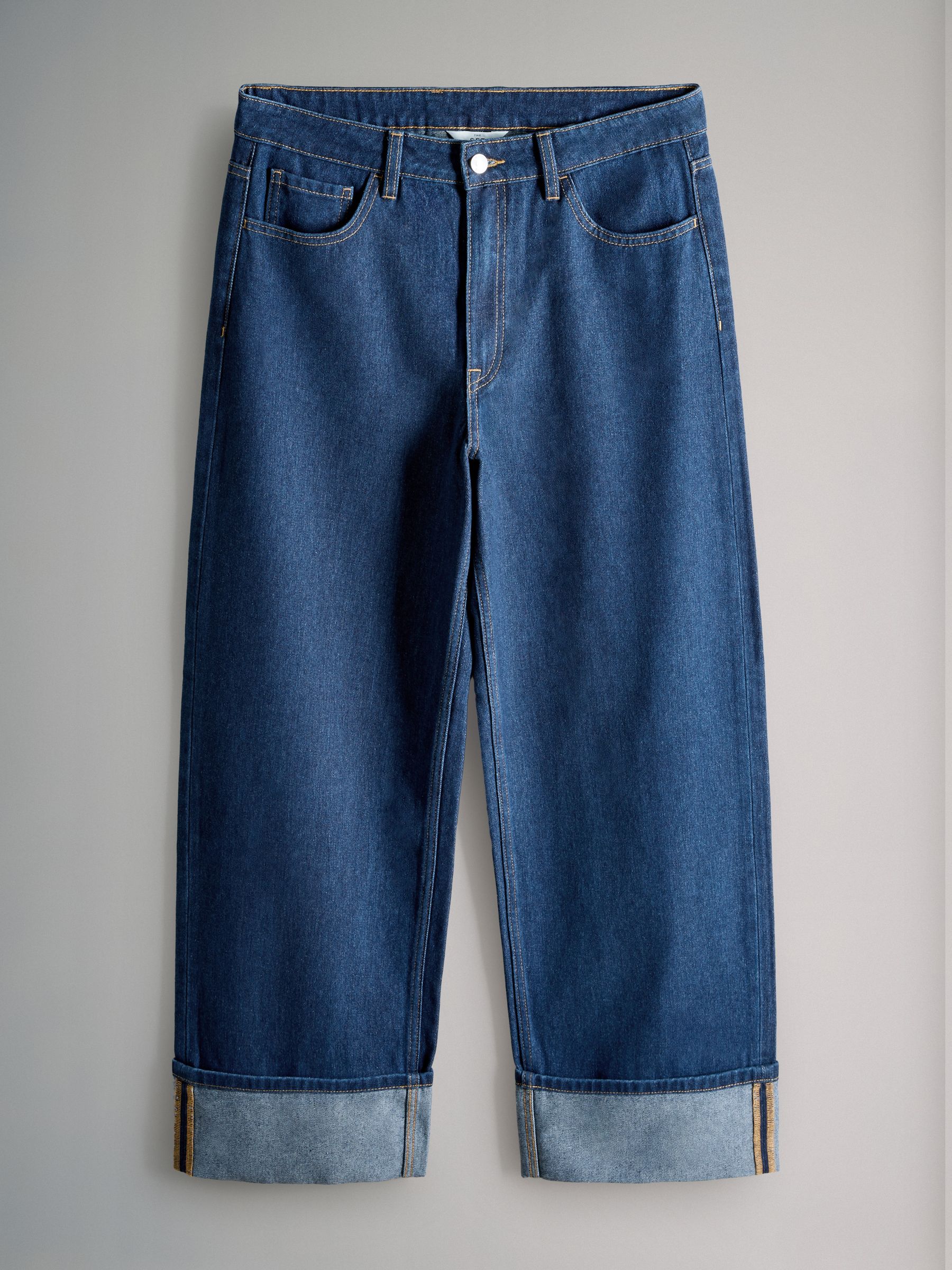 Denim - 2 Pack Turn Up Wide Leg Denim Jeans - Image 4 of 7