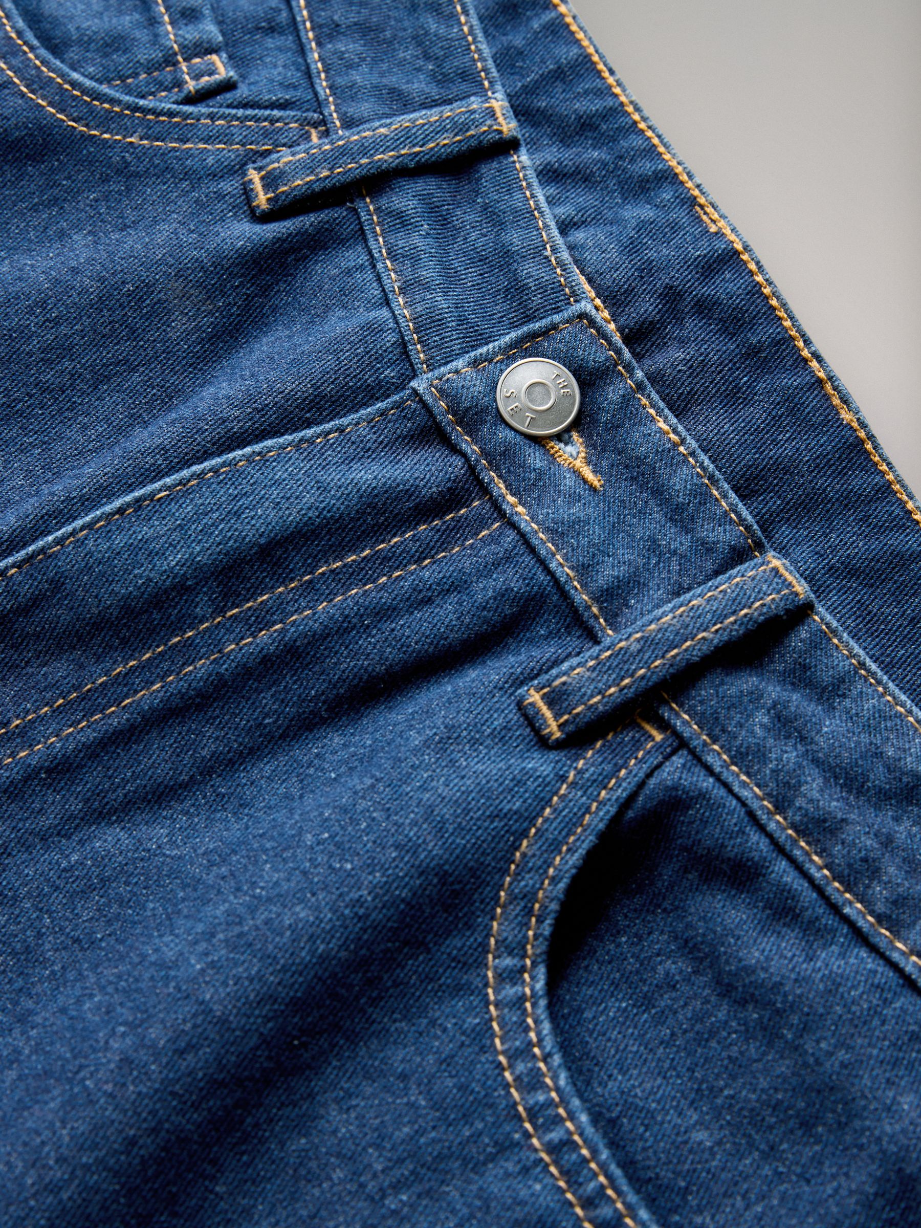Denim - 2 Pack Turn Up Wide Leg Denim Jeans - Image 6 of 7