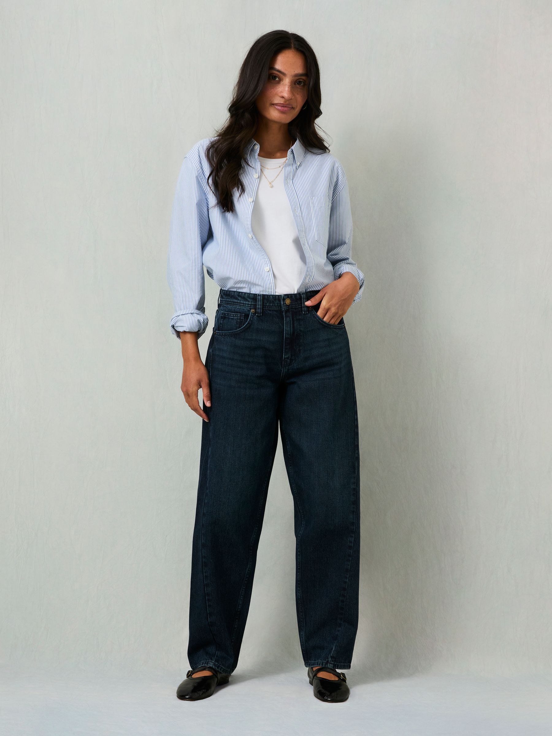 Roseland Ink Full Length Barrel Leg Jeans - Image 2 of 3