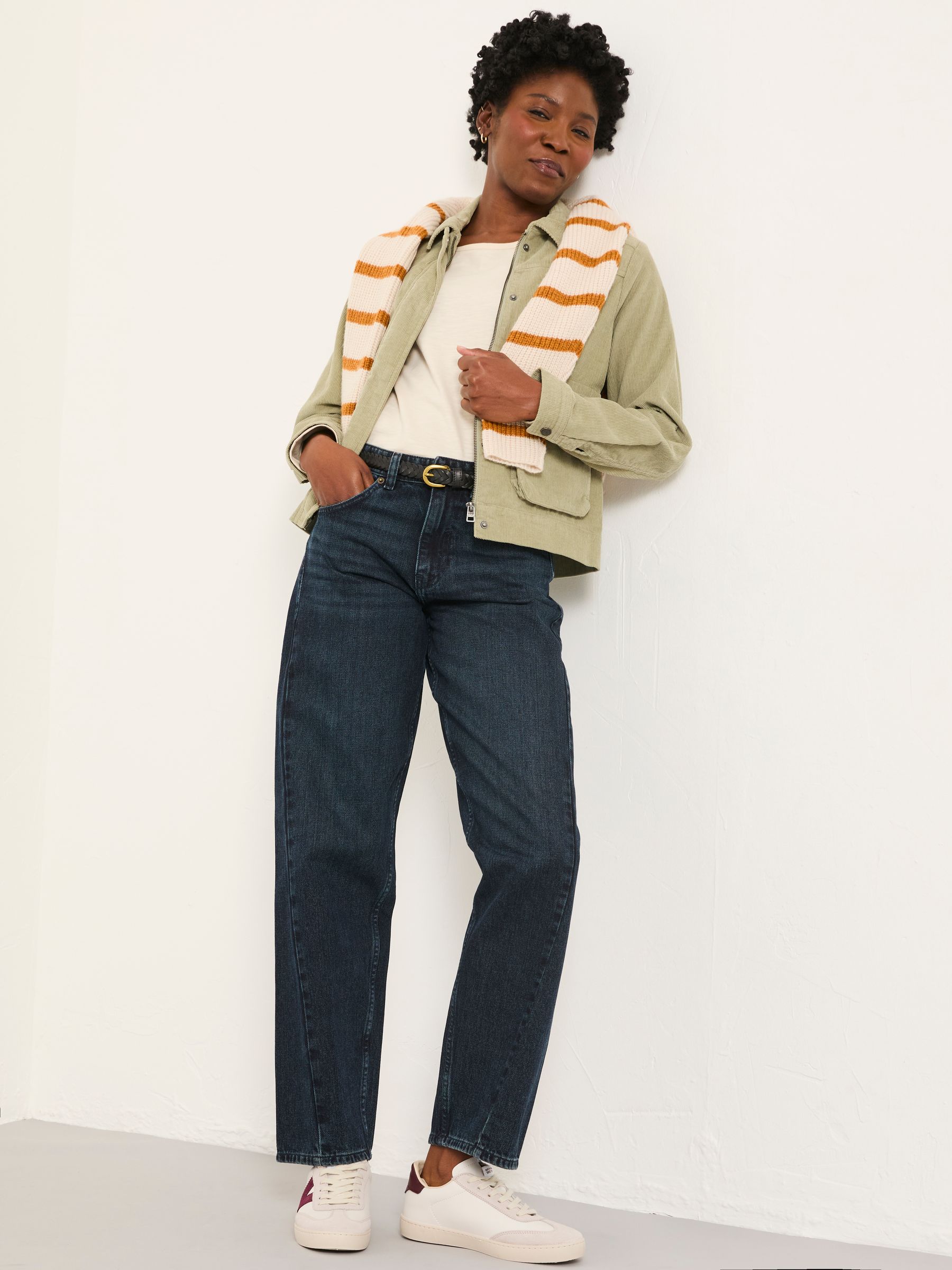 Roseland Ink Full Length Barrel Leg Jeans - Image 6 of 7