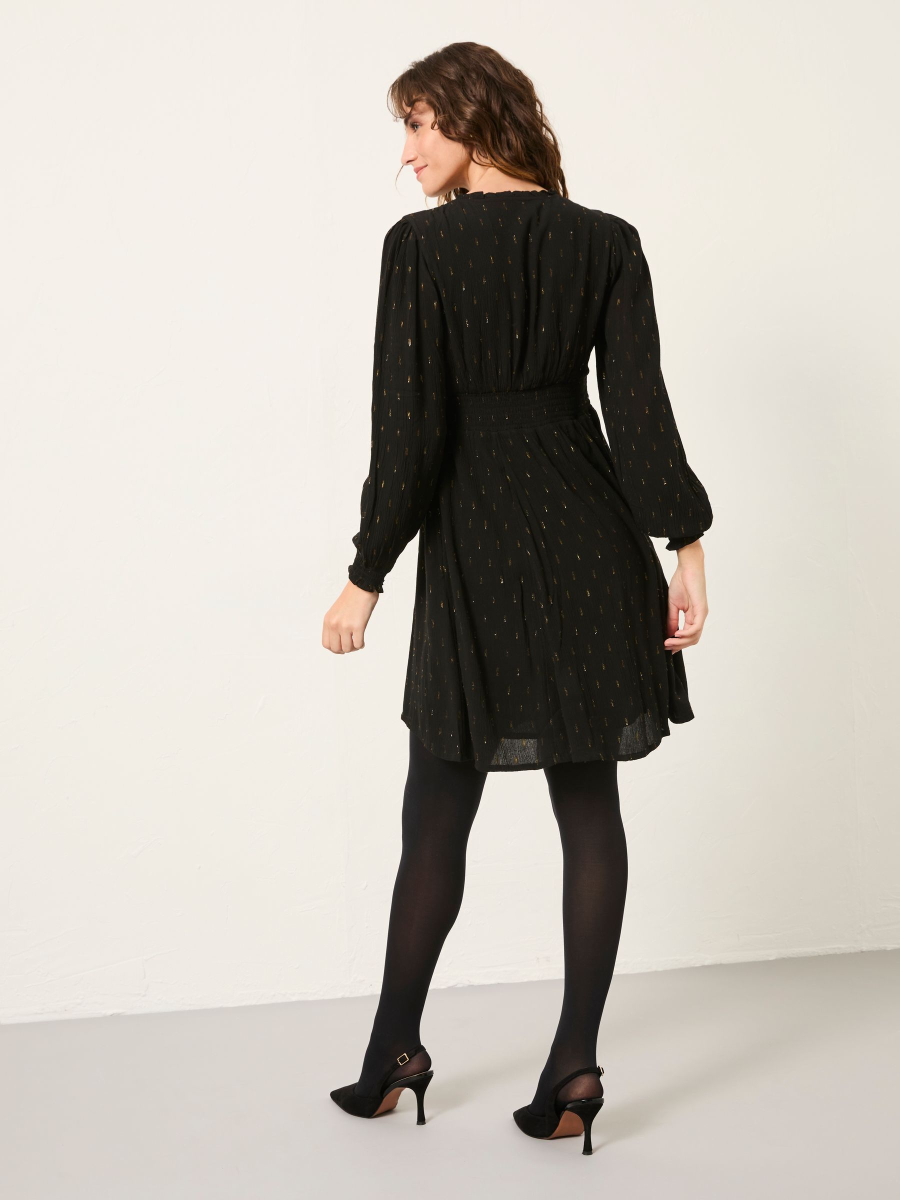 Jesse Black Petite Metallic Dress - Image 2 of 5