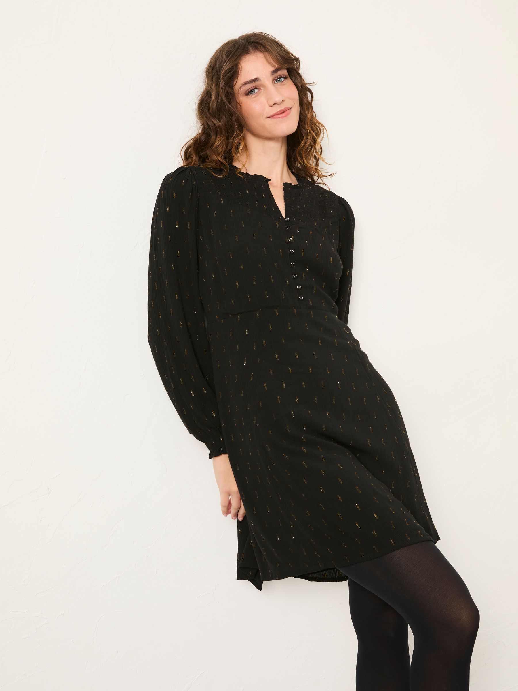 Jesse Black Petite Metallic Dress - Image 3 of 5