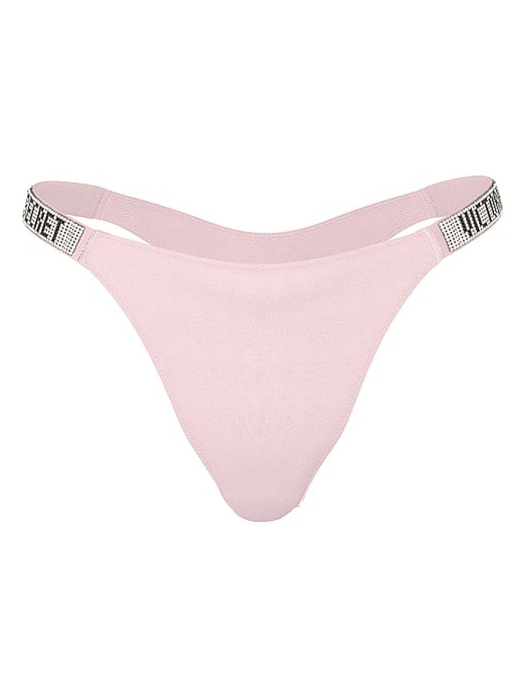Angel Pink Brazilian Shine Strap Knickers - Image 3 of 3