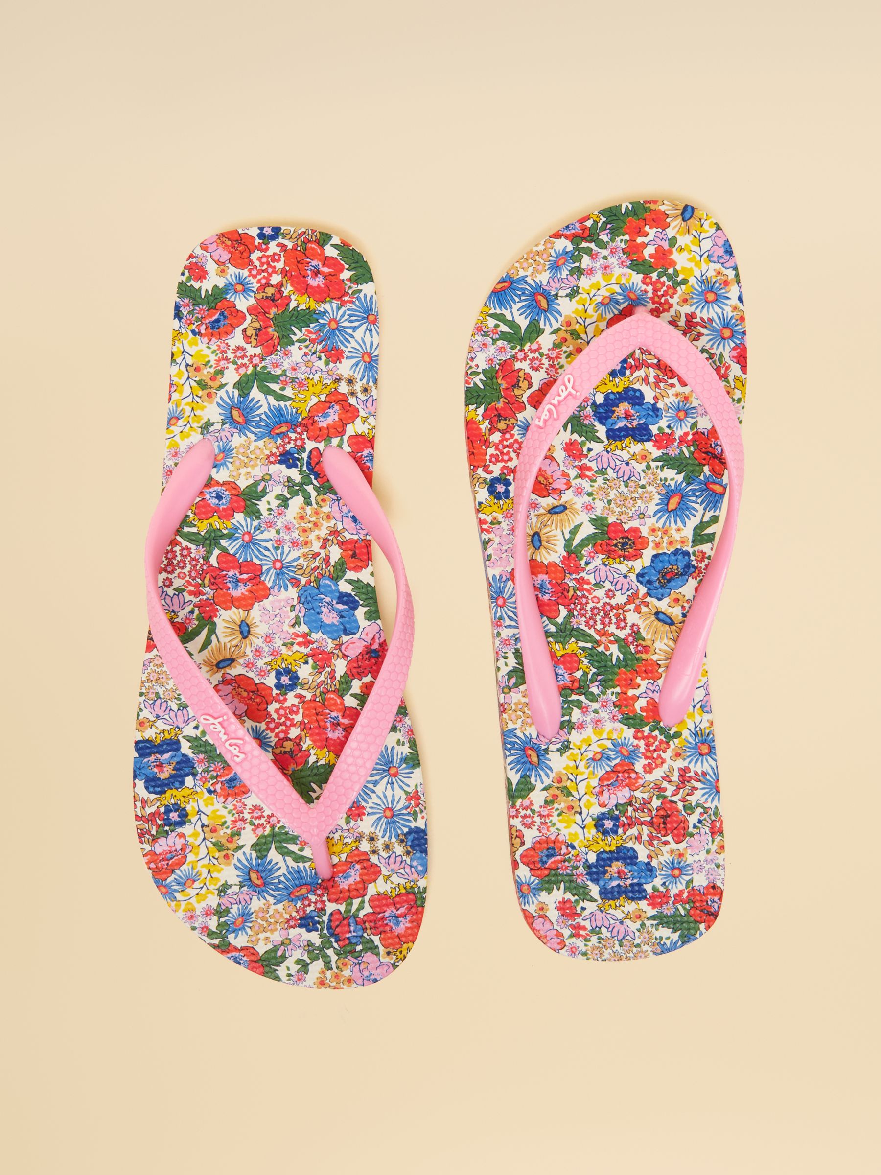 Sandy Ditsy Printed Flip Flops - Image 1 of 5