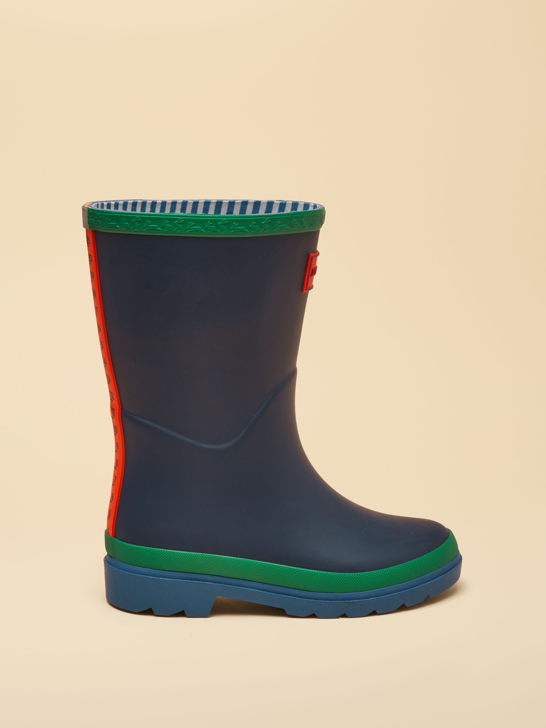 Kids' Blue & Green Colourblock Wellies - Image 2 of 6