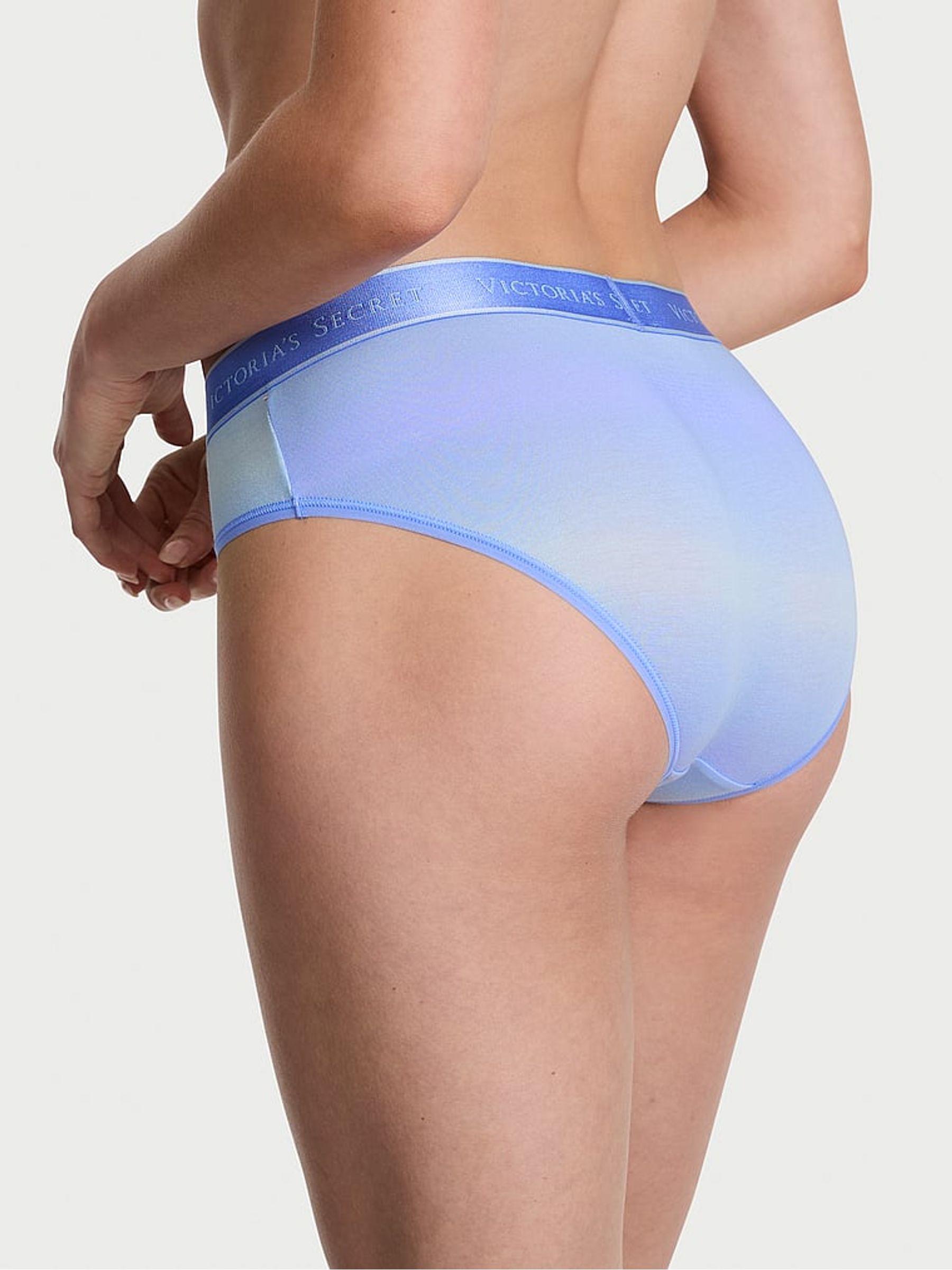 Blue Ombre Hipster Logo Knickers - Image 2 of 3