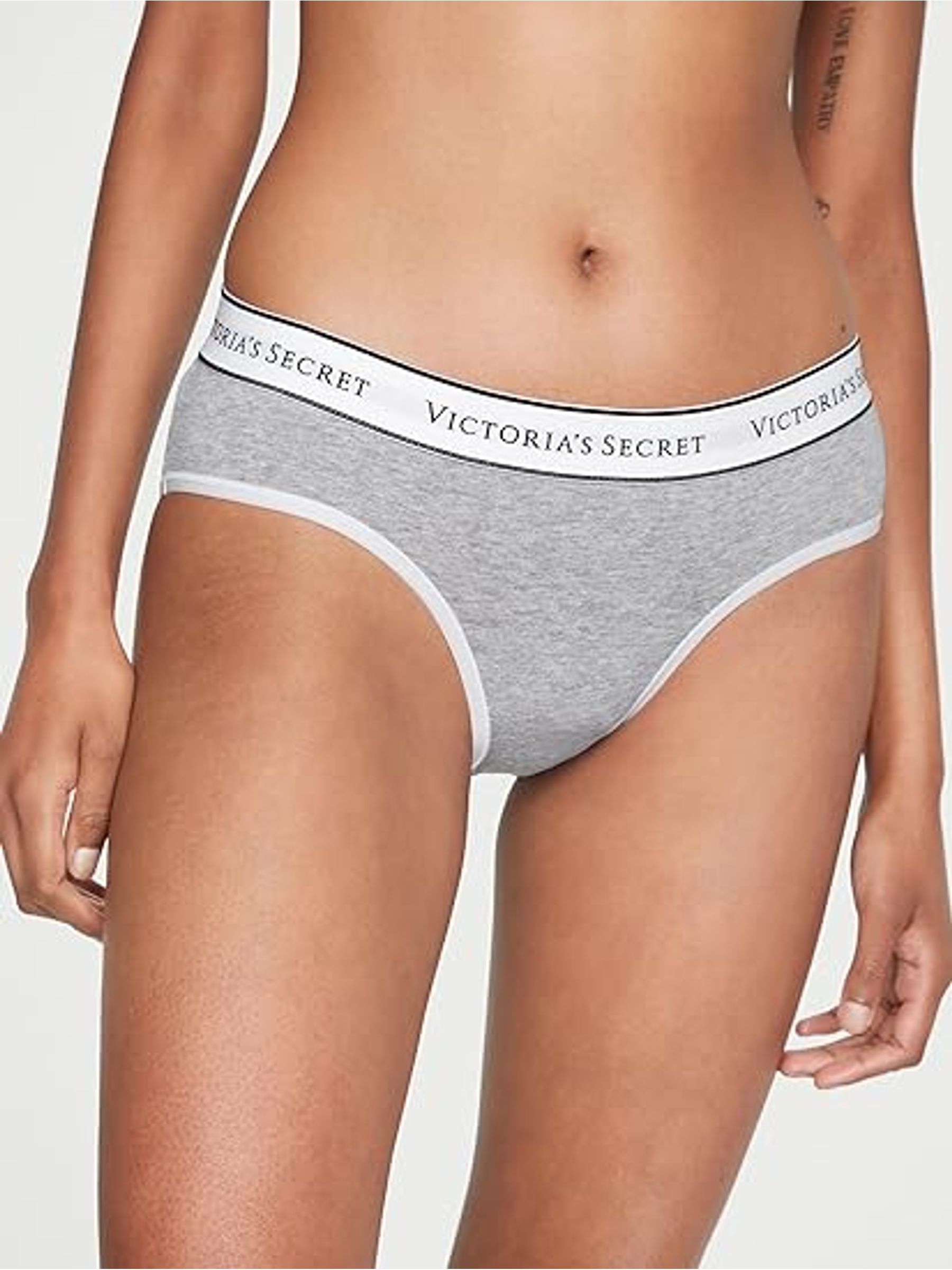 Heather Grey Hipster Logo 4 Pack Knickers - Image 2 of 6