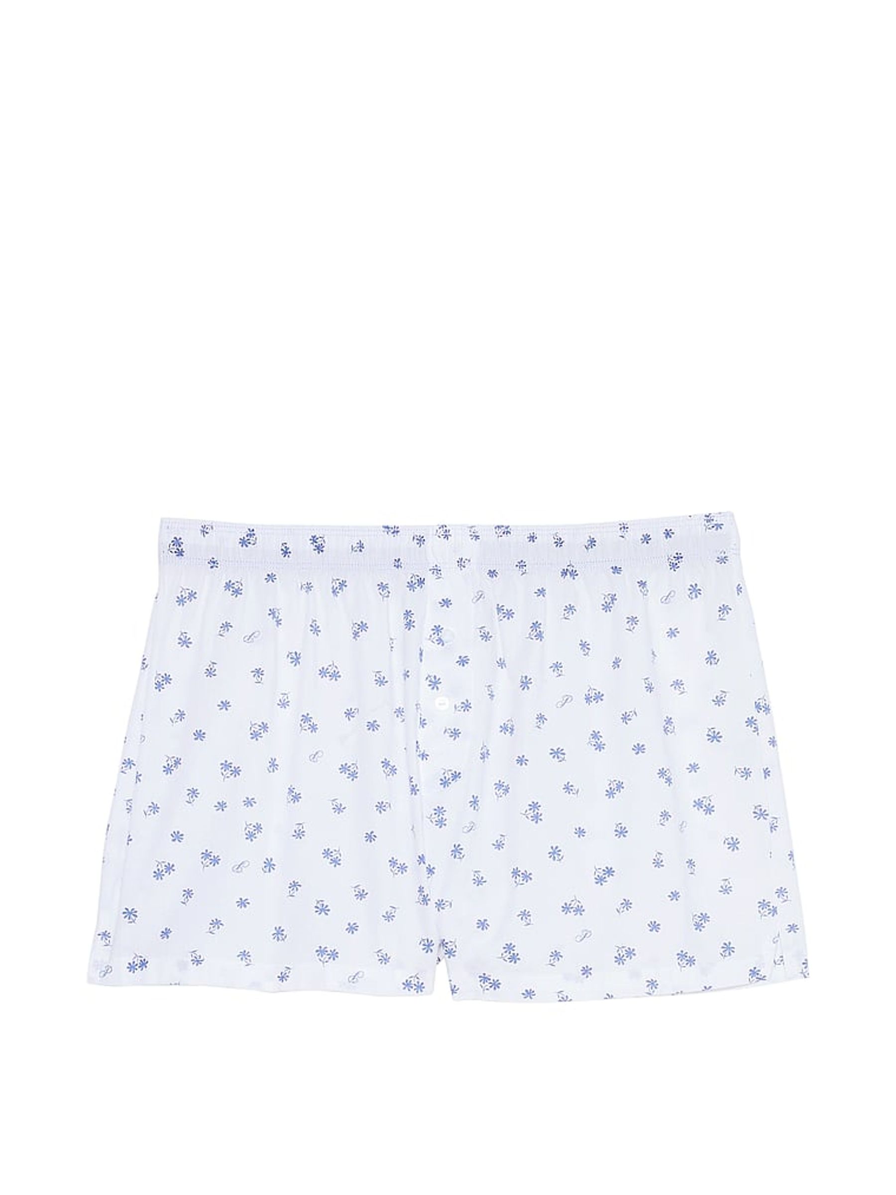 White Floral Pyjama Bottoms - Image 3 of 3