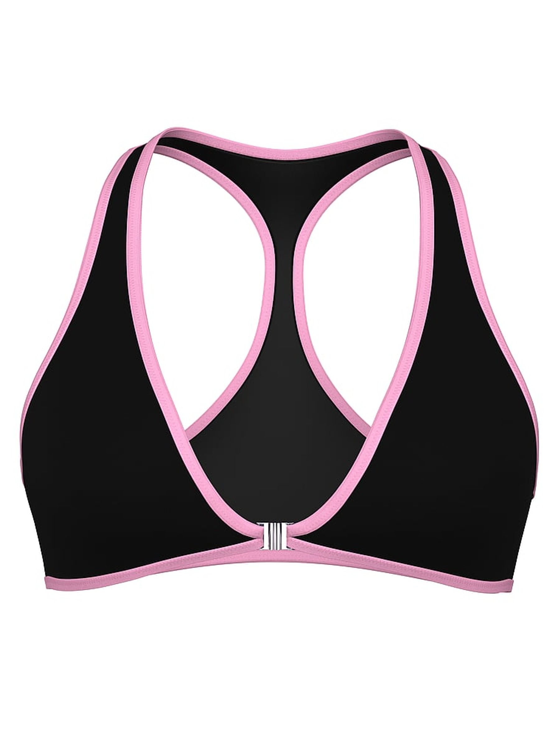 Black Plunge Neck Bikini Top - Image 4 of 4