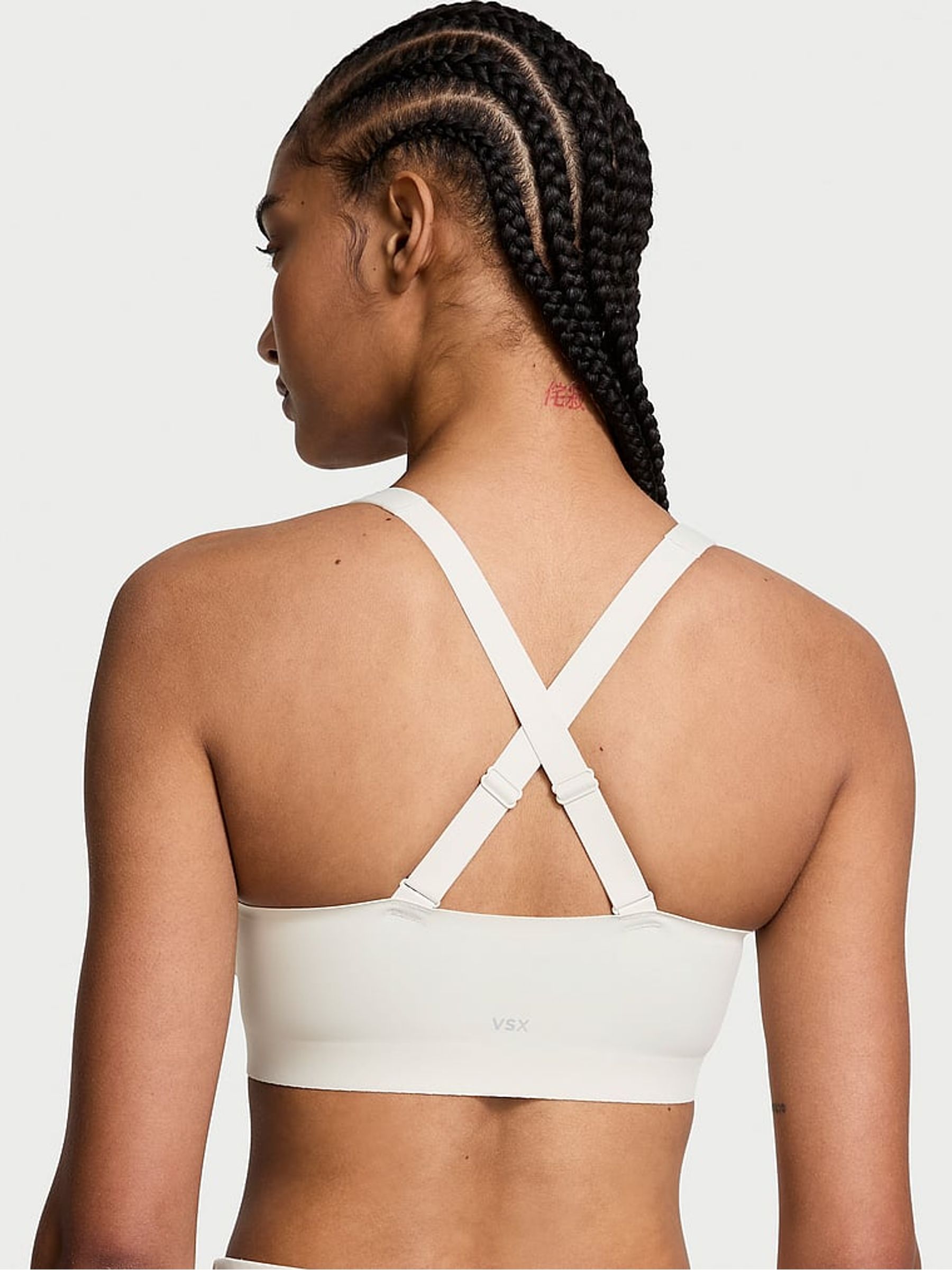 White Front Close High Support Sports Bra - Image 2 of 3