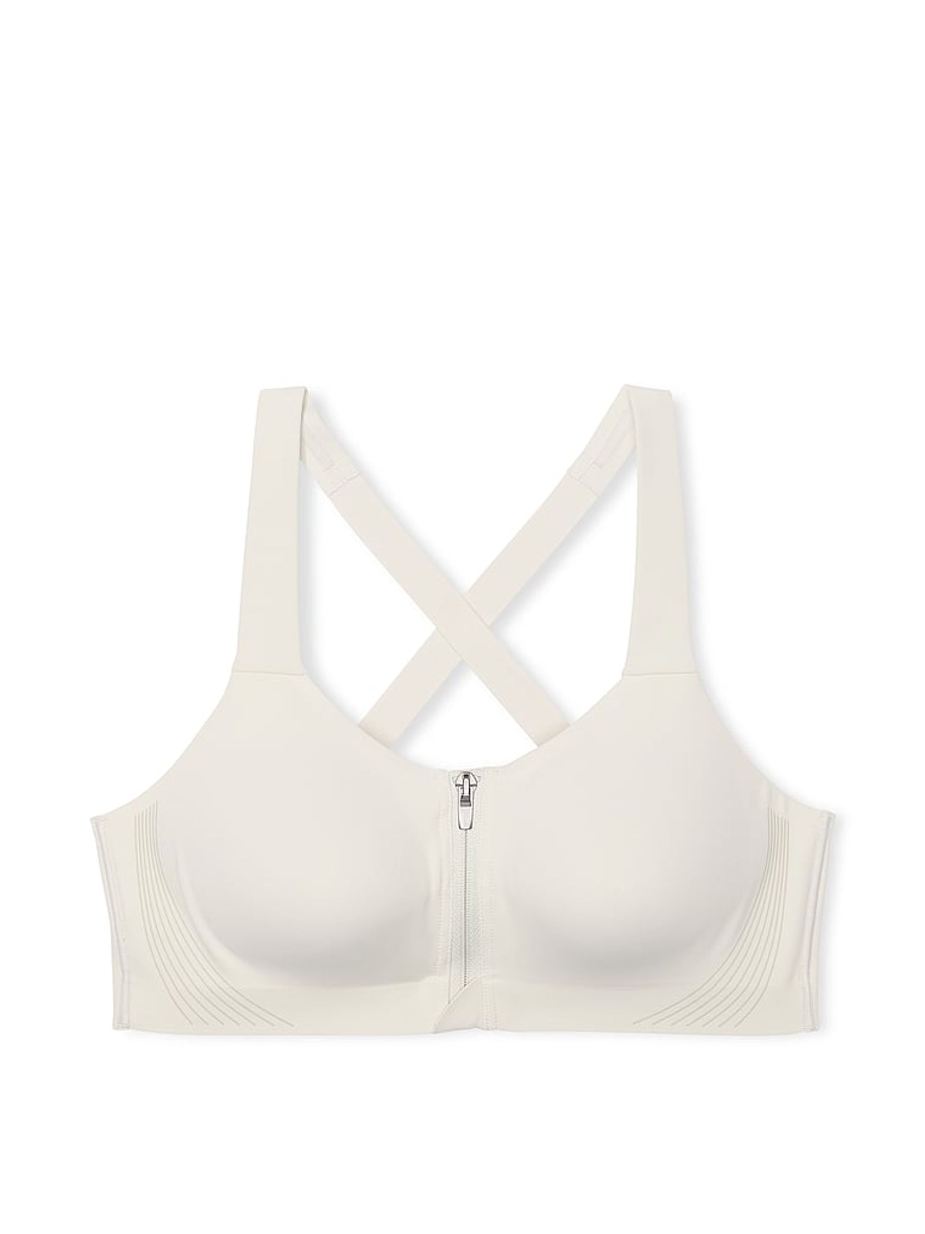 White Front Close High Support Sports Bra - Image 3 of 3