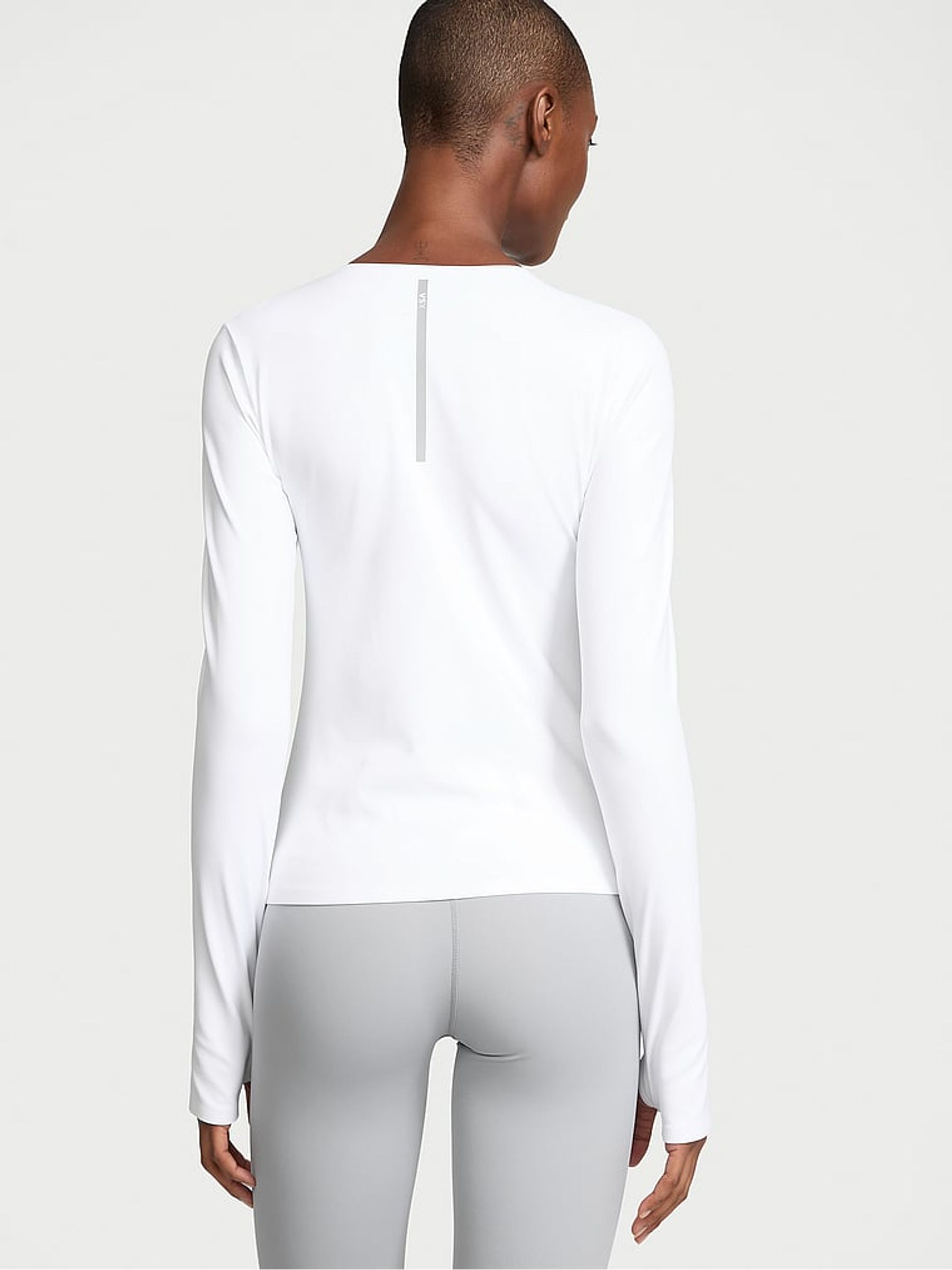 White Elevate™ Long Sleeve T-Shirt - Image 2 of 4