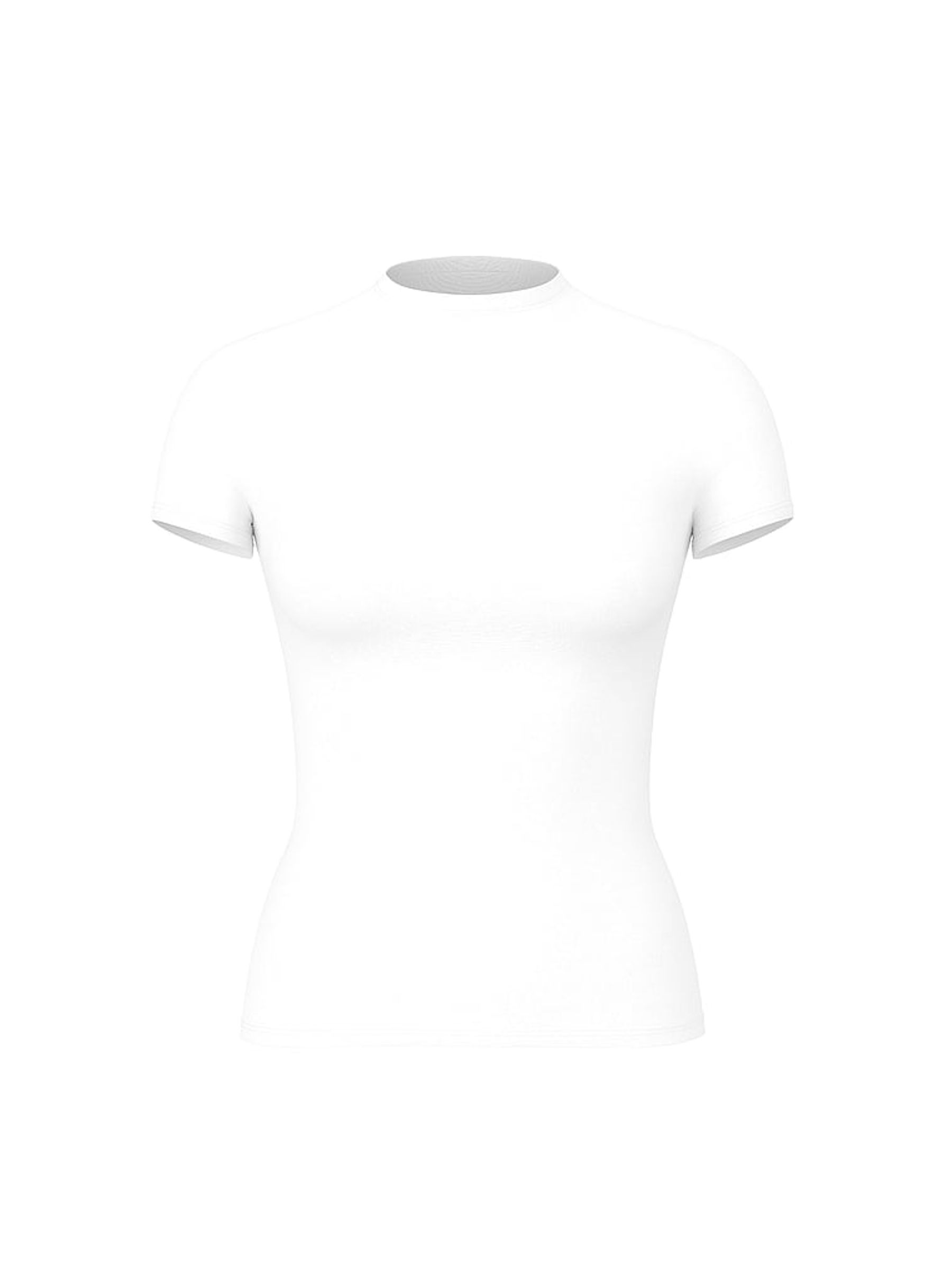 White Soft Stretch T-Shirt - Image 3 of 3