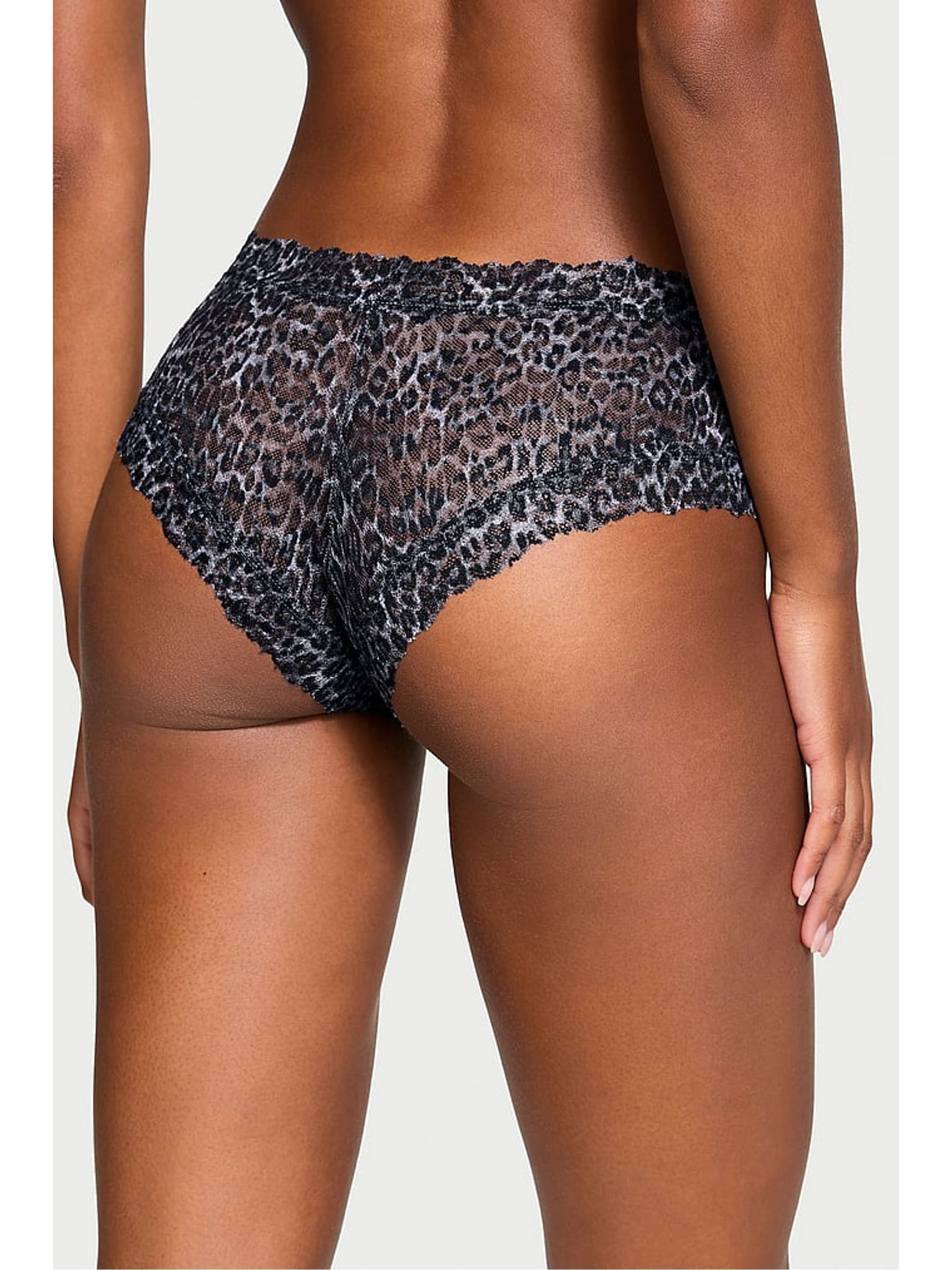 Grey Leopard Cheeky Knickers - Image 2 of 3