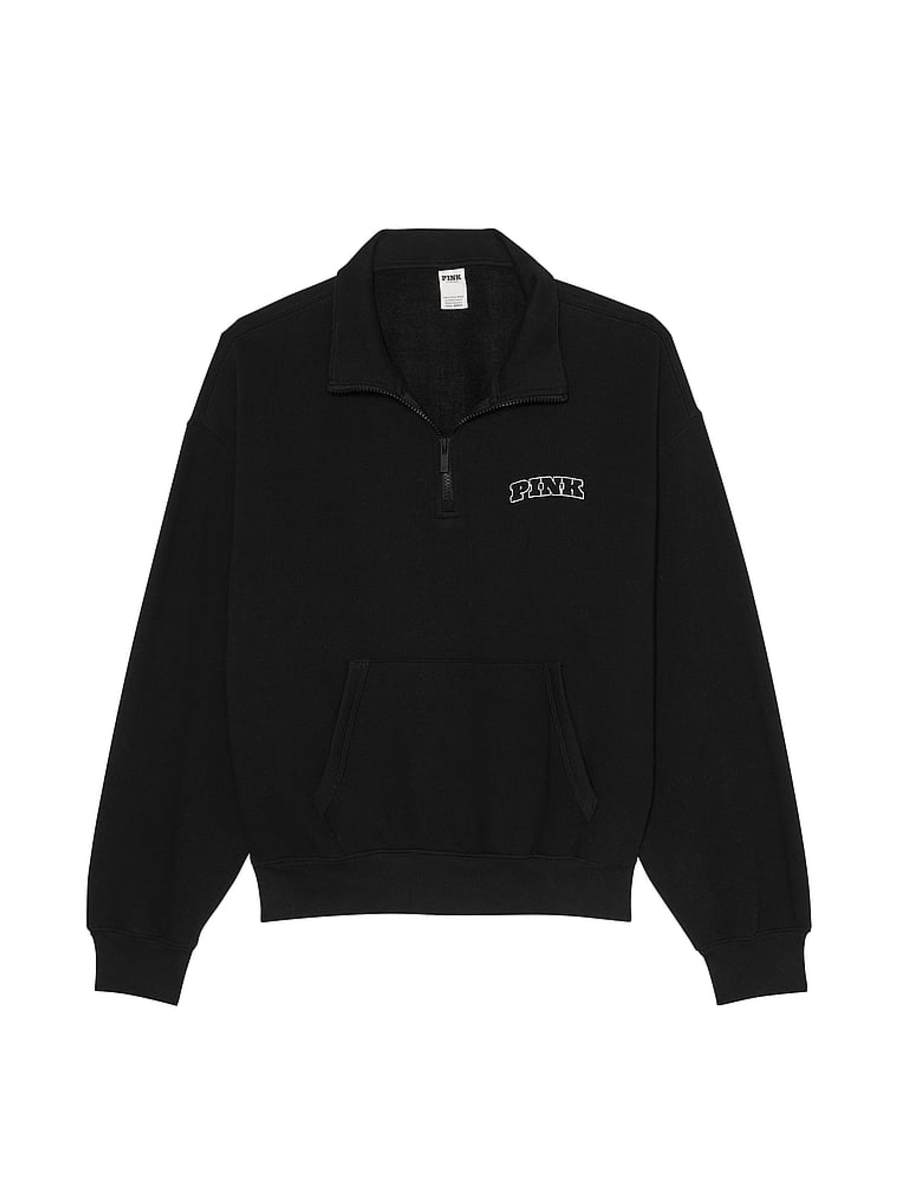 Black Half Zip Sweatshirt - Image 3 of 3