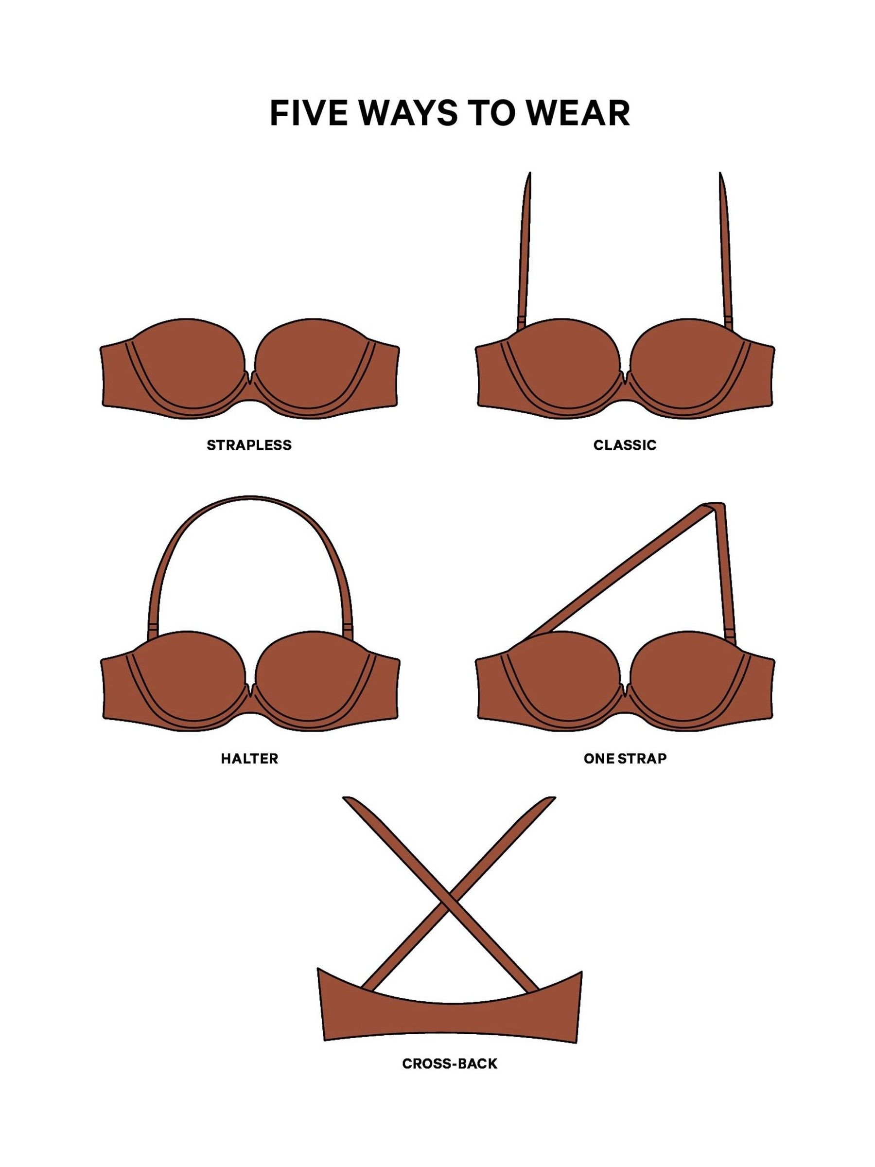 Ganache Nude Lightly Lined Strapless Multiway Uplift Bra - Image 3 of 3