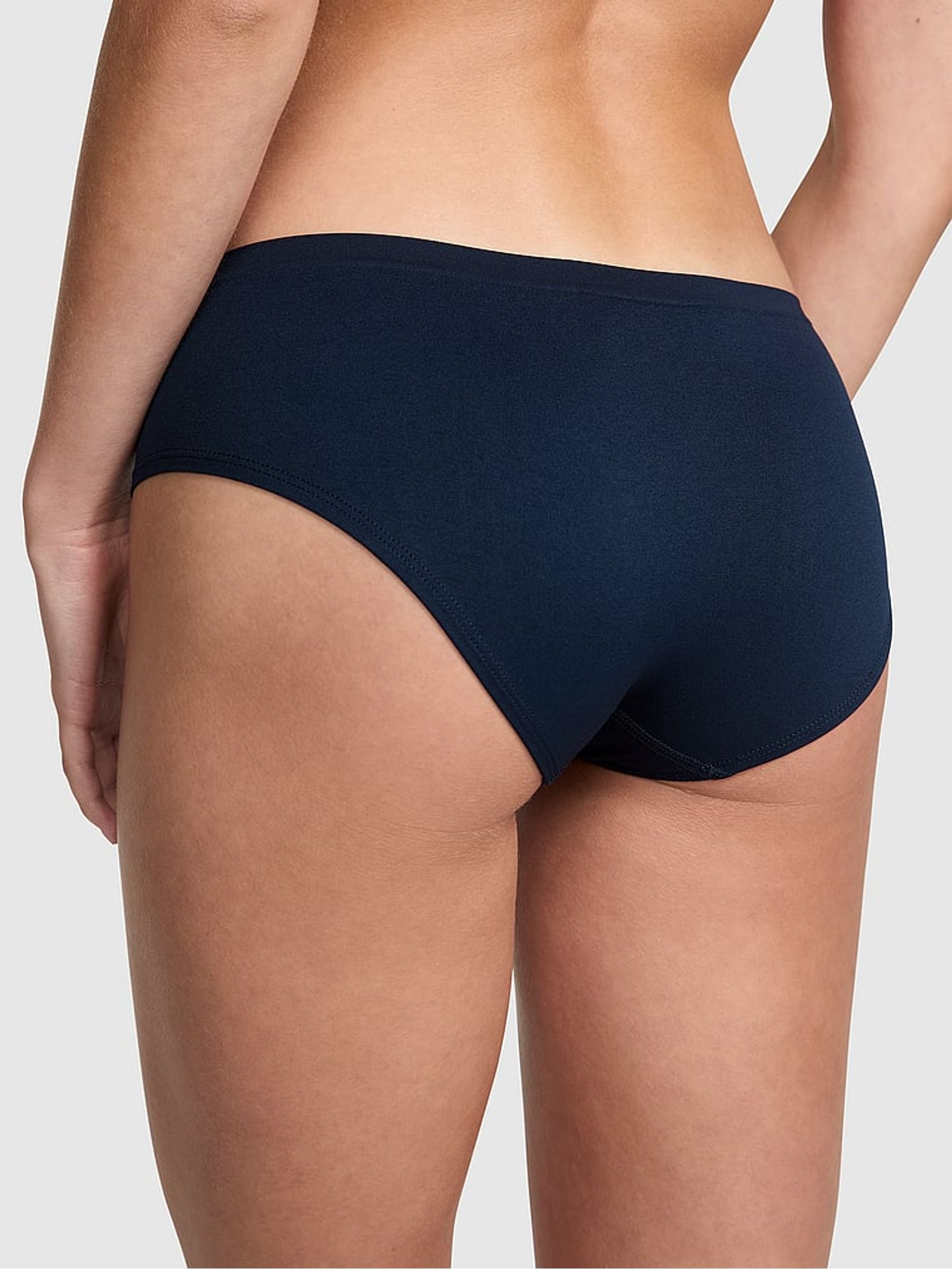 Noir Navy Blue Hipster Seamless Knickers - Image 2 of 3