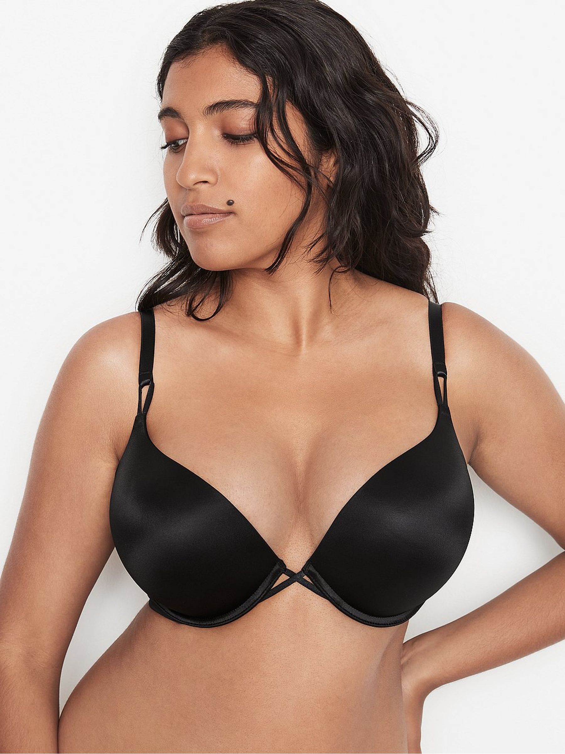 Black Add 2 Cups Push Up Bombshell Bra - Image 3 of 5