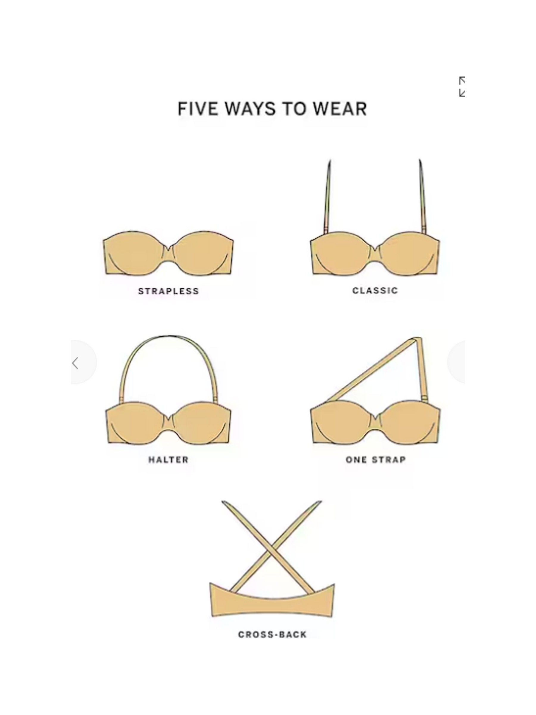 Nougat Nude Lightly Lined Strapless Multiway Bra - Image 4 of 4