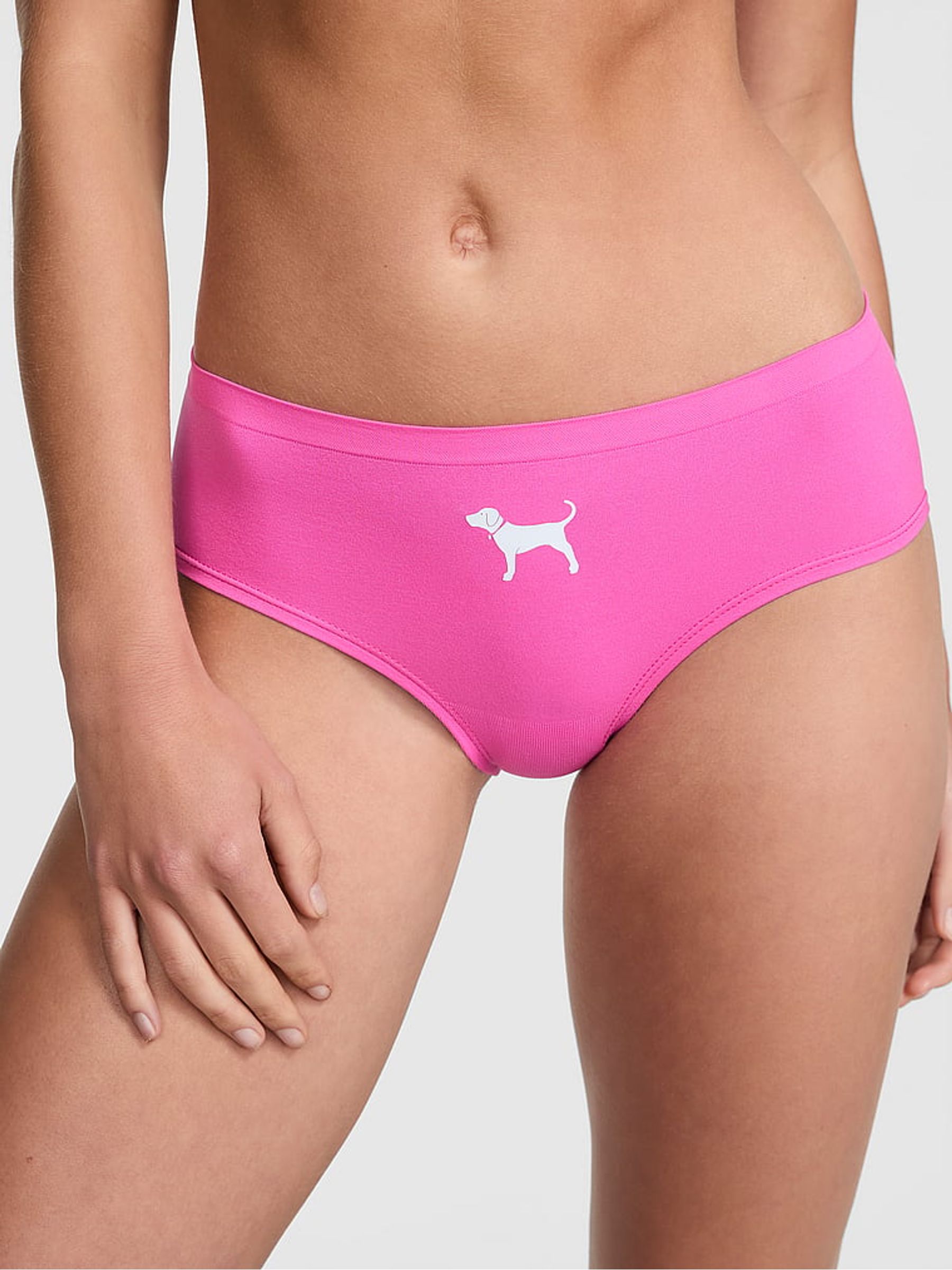 Pink Hipster Seamless Knickers - Image 1 of 3