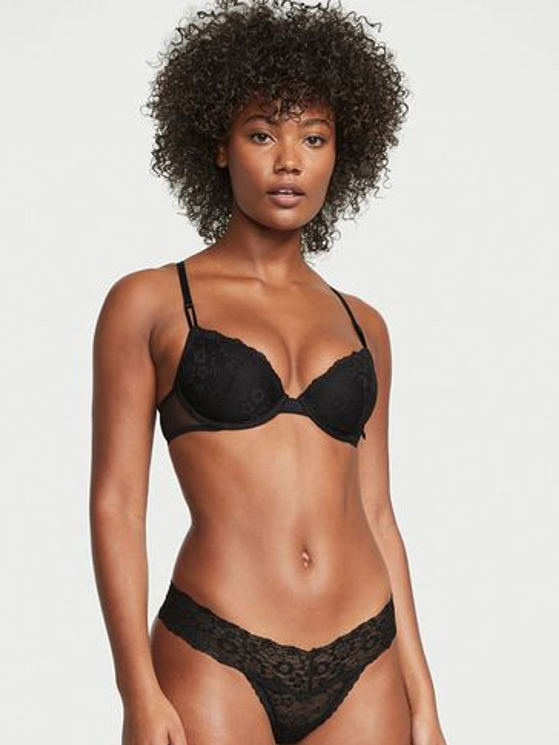 Black Thong 4 Pack Knickers - Image 7 of 8