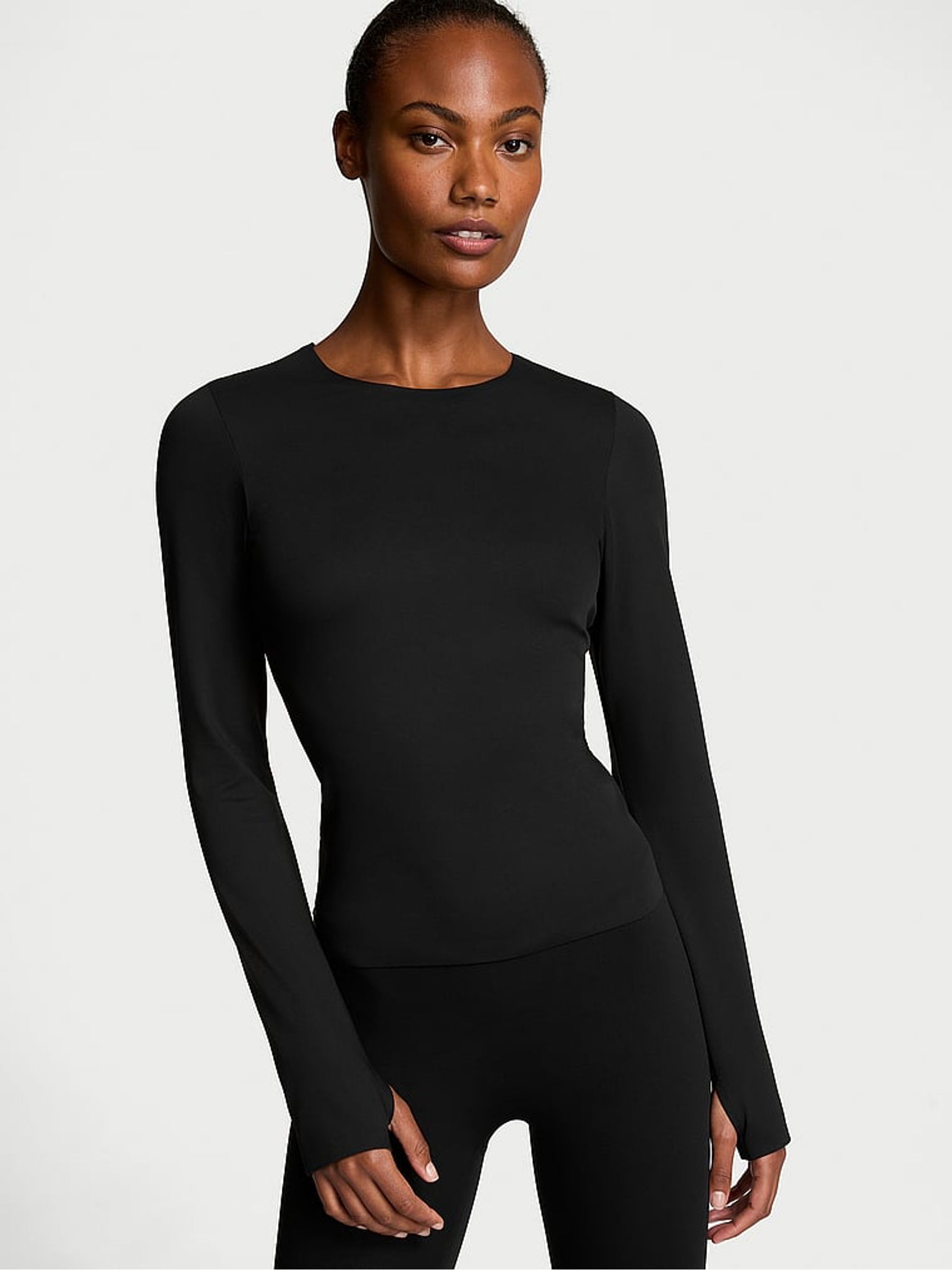 Black Elevate™ Long Sleeve T-Shirt - Image 1 of 4