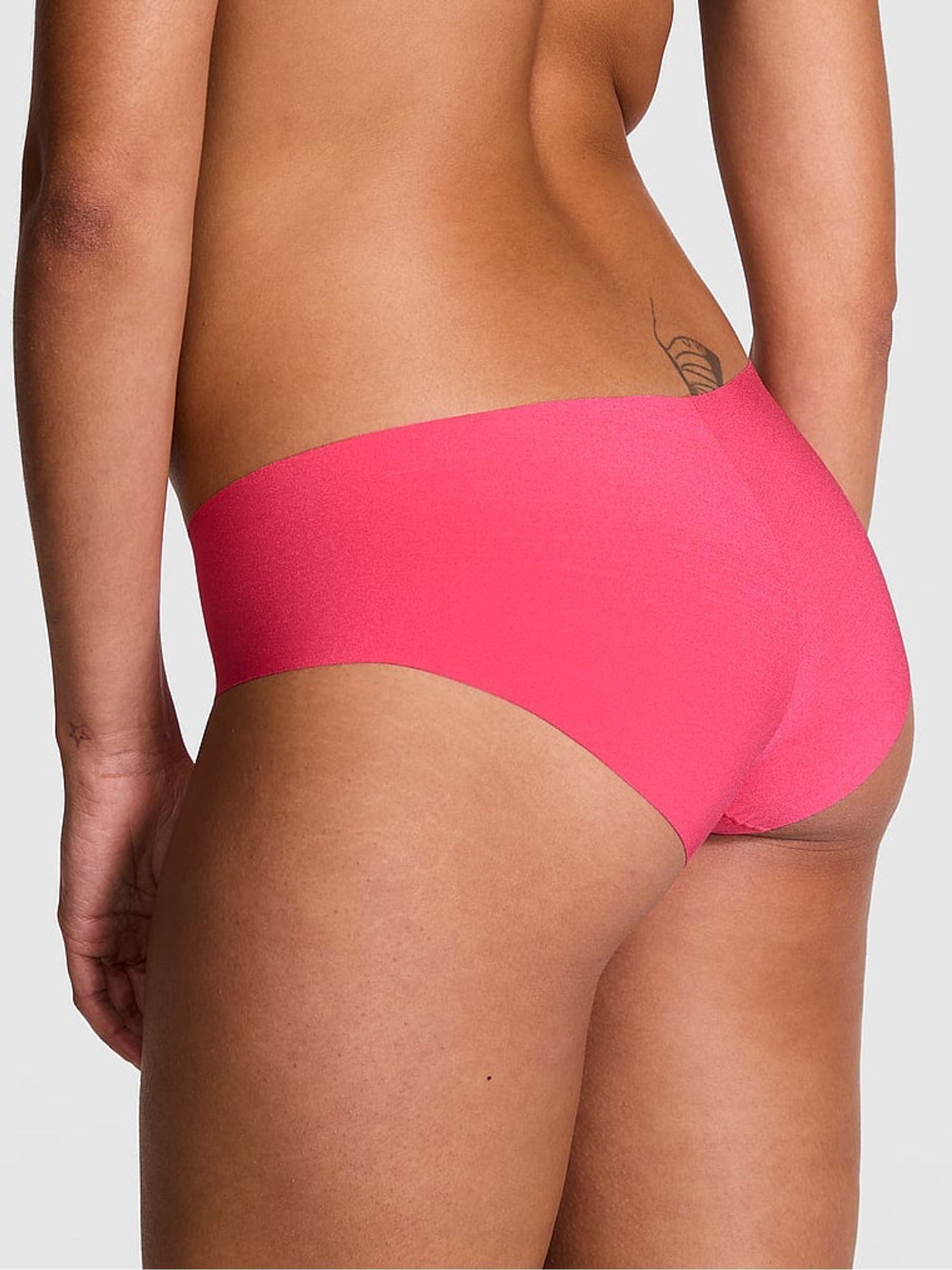 Double Bubble Pink Hipster No Show Knickers - Image 2 of 3