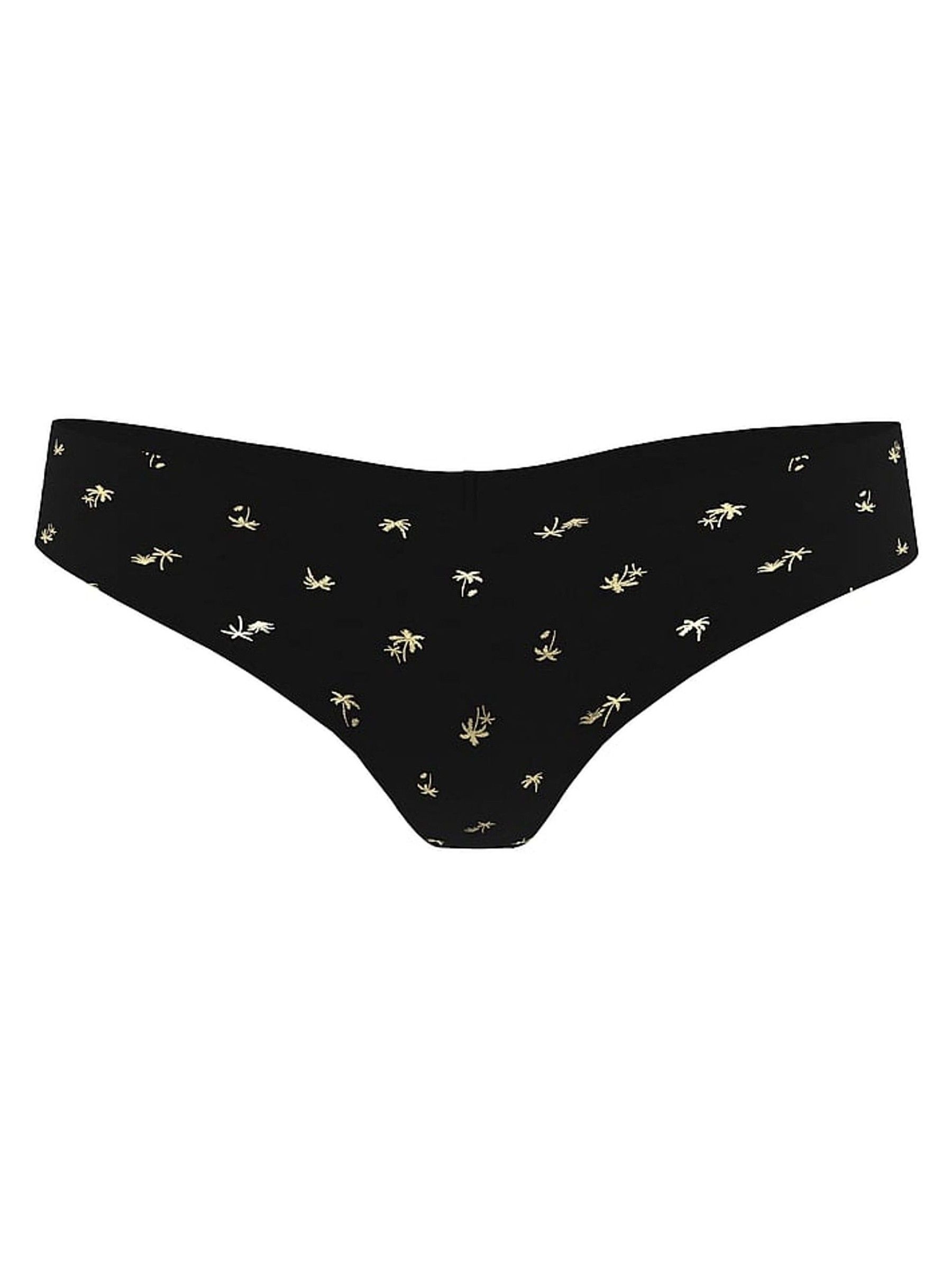 Black Palm Thong Knickers - Image 3 of 3