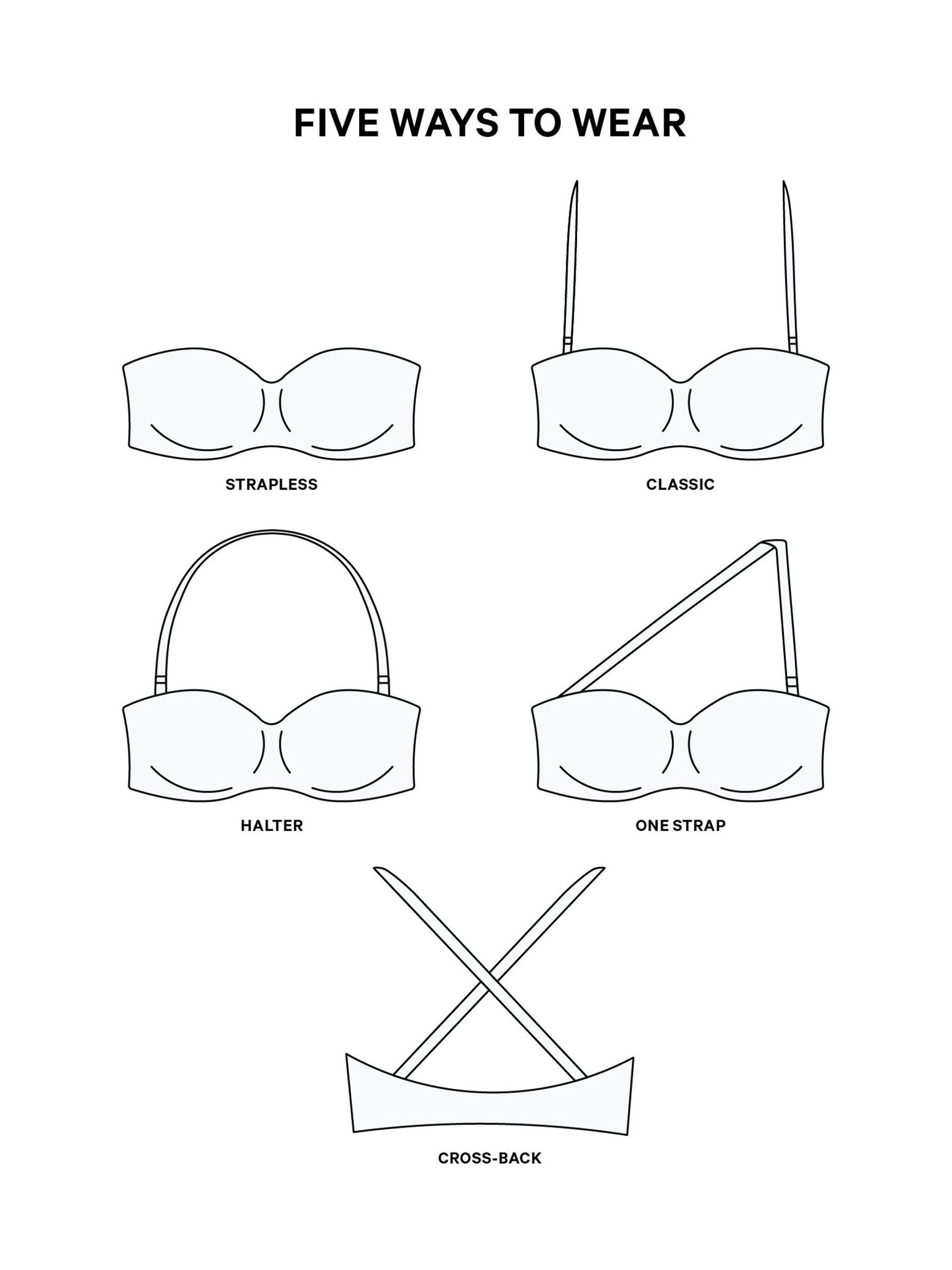 Optic White Lightly Lined Strapless Multiway Bra - Image 4 of 4 Optic White Lightly Lined Strapless Multiway Bra - Image 4 of 4