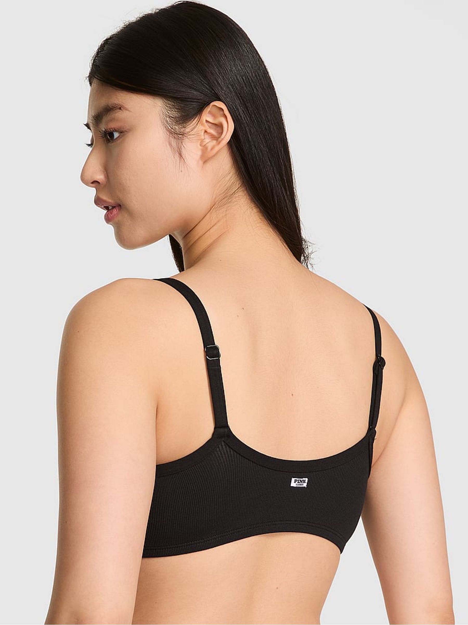 Black Bralette Scoop Bralette - Image 2 of 3
