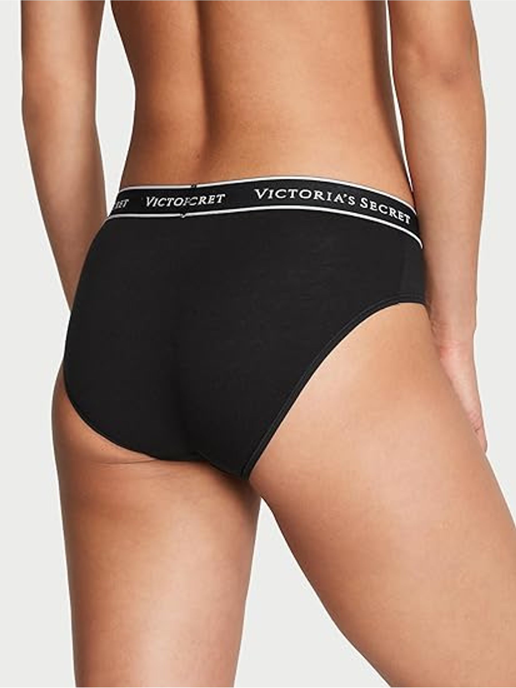 Black Hipster Logo 4 Pack Knickers - Image 3 of 6