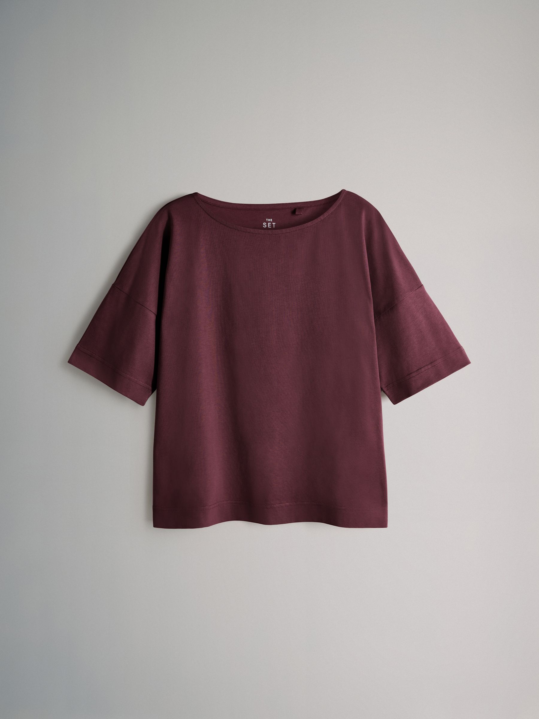 Multi 2 Pack Heavyweight Boat Neck Boxy T-Shirts - Image 3 of 5