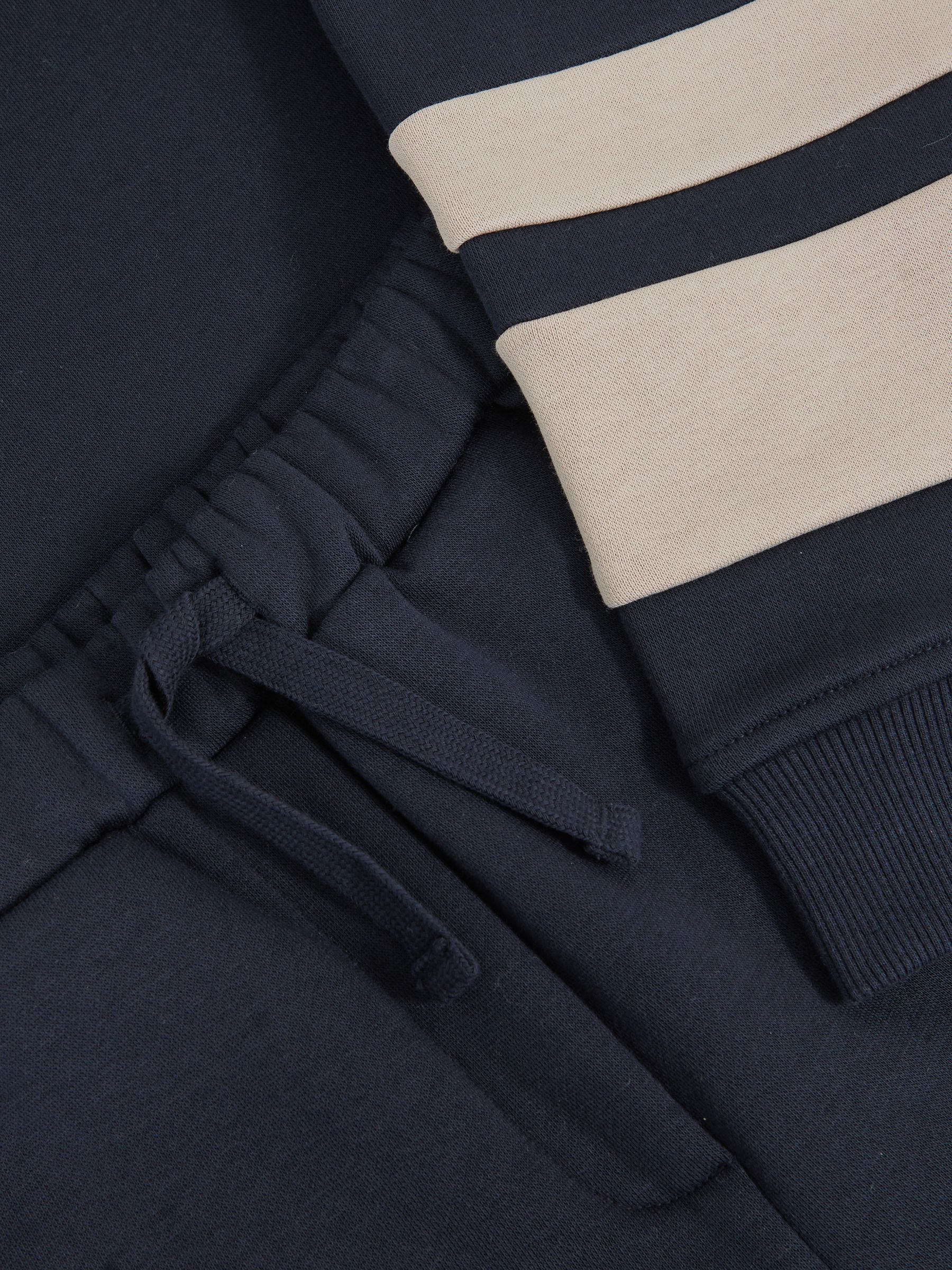 3-9 yrs Cotton-Blend Joggers and Hoodie Set in Navy - Image 4 of 4