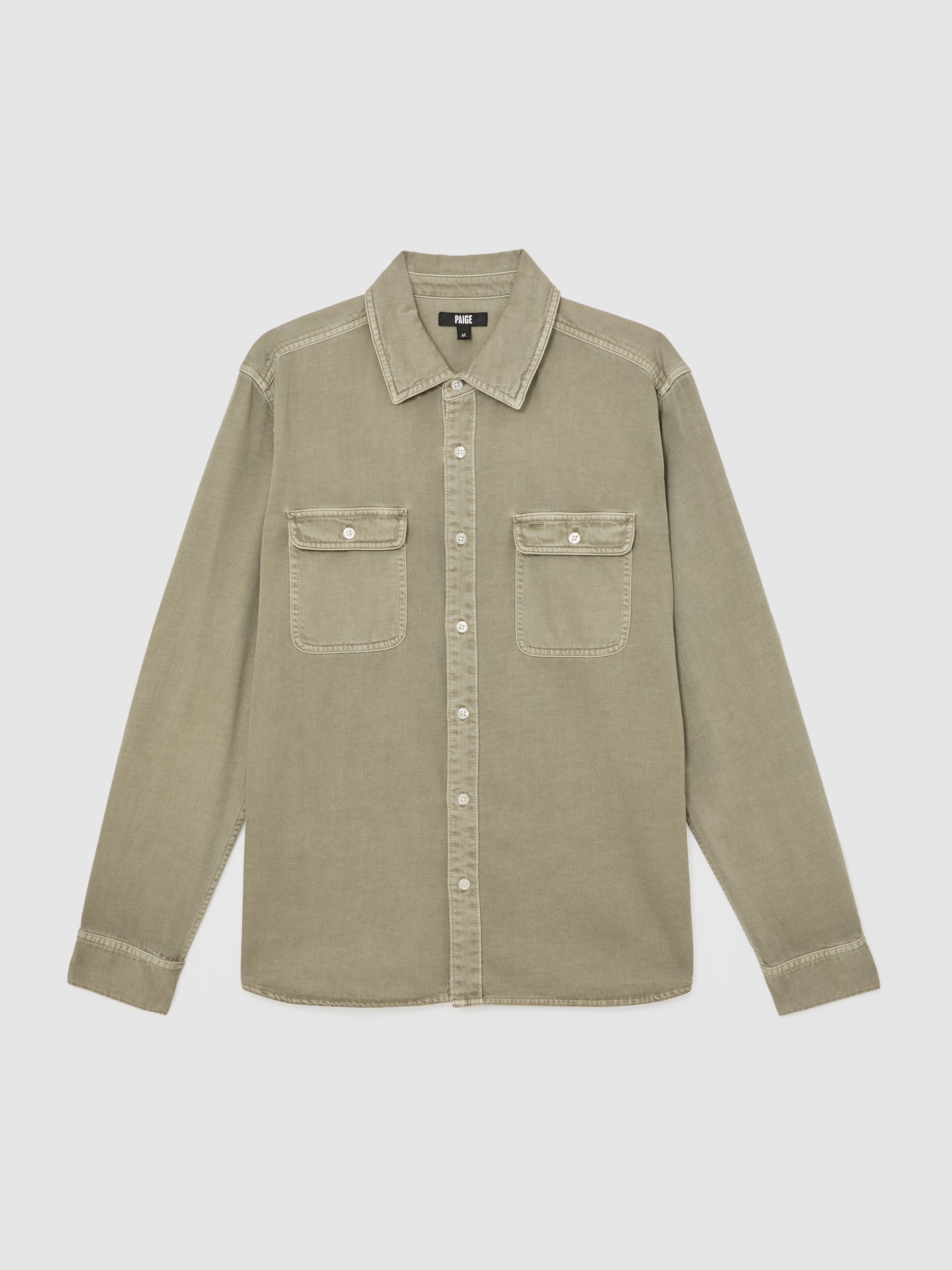 Paige Martin Shirt in Light Green - Image 2 of 5