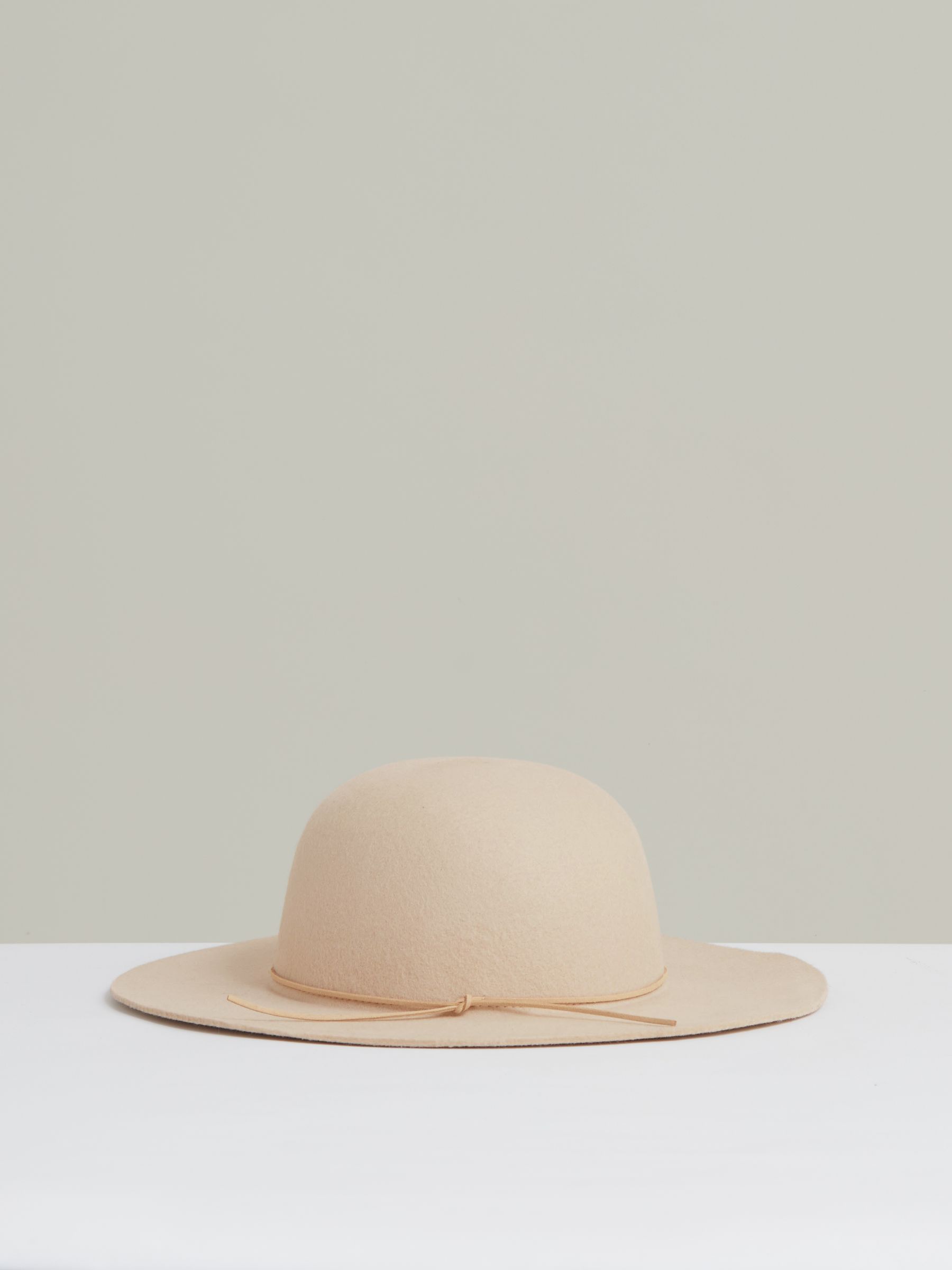 Felted Wool Sun Hat in Neutral - Image 3 of 5