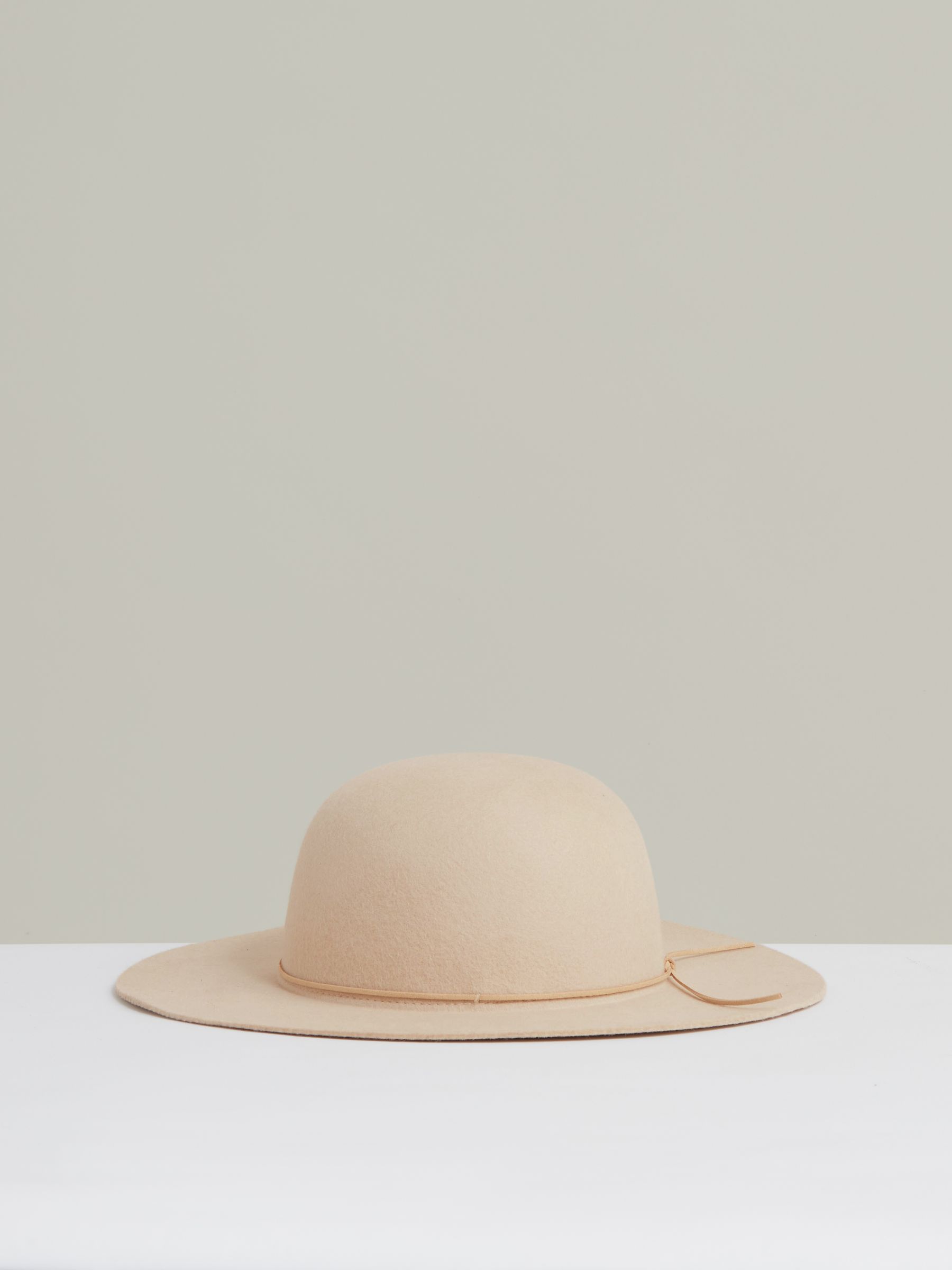 Felted Wool Sun Hat in Neutral - Image 4 of 5