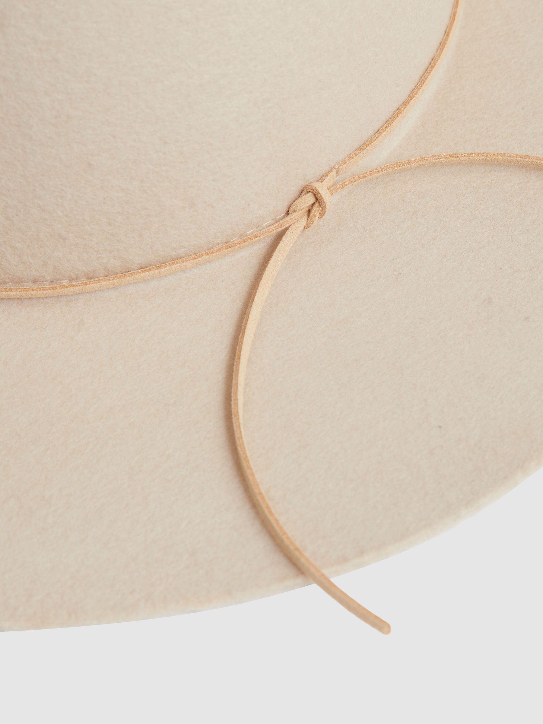Felted Wool Sun Hat in Neutral - Image 5 of 5