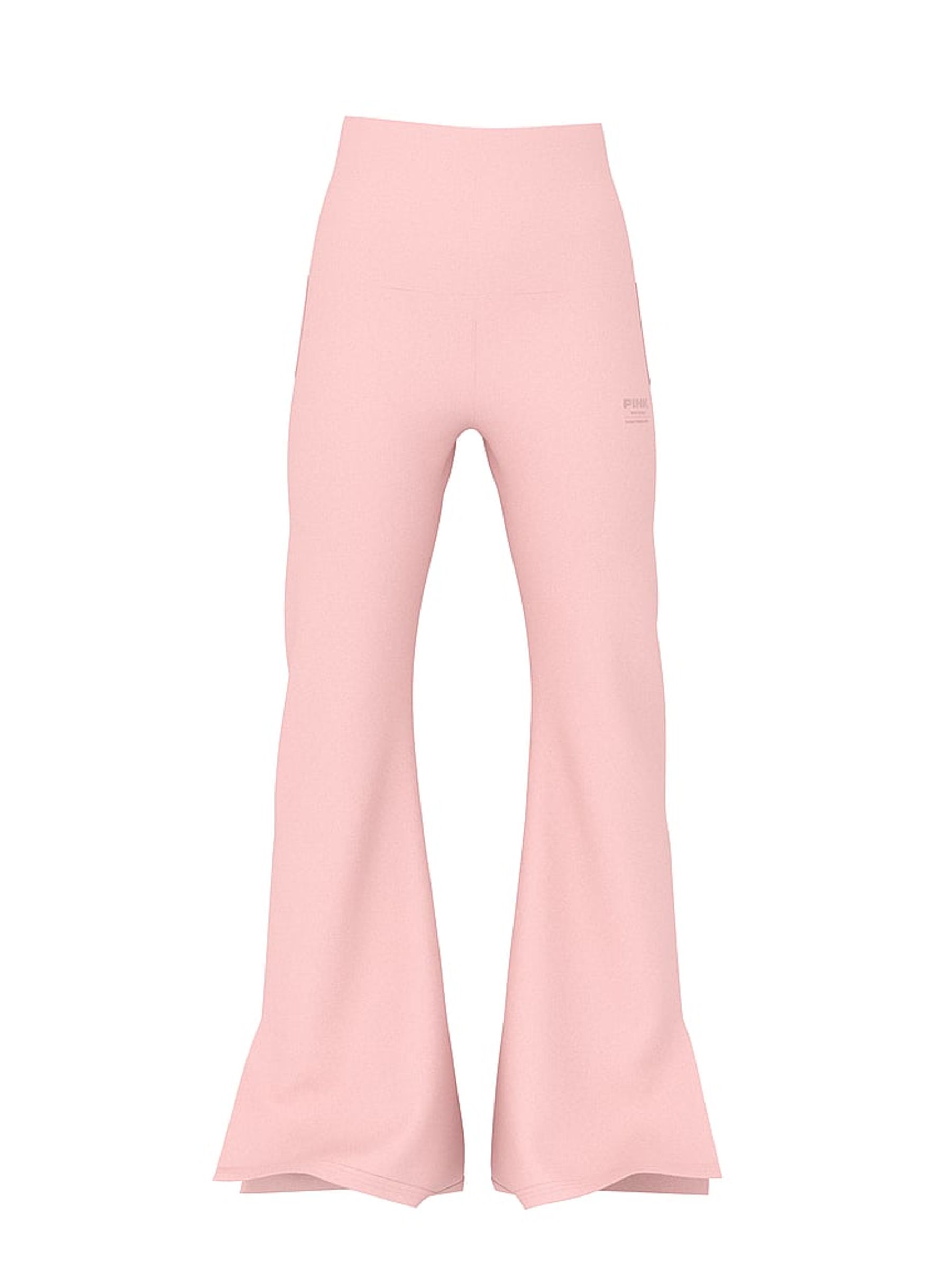 Dolhouse Pink Flared Fleece Fold Over Joggers - Image 3 of 3