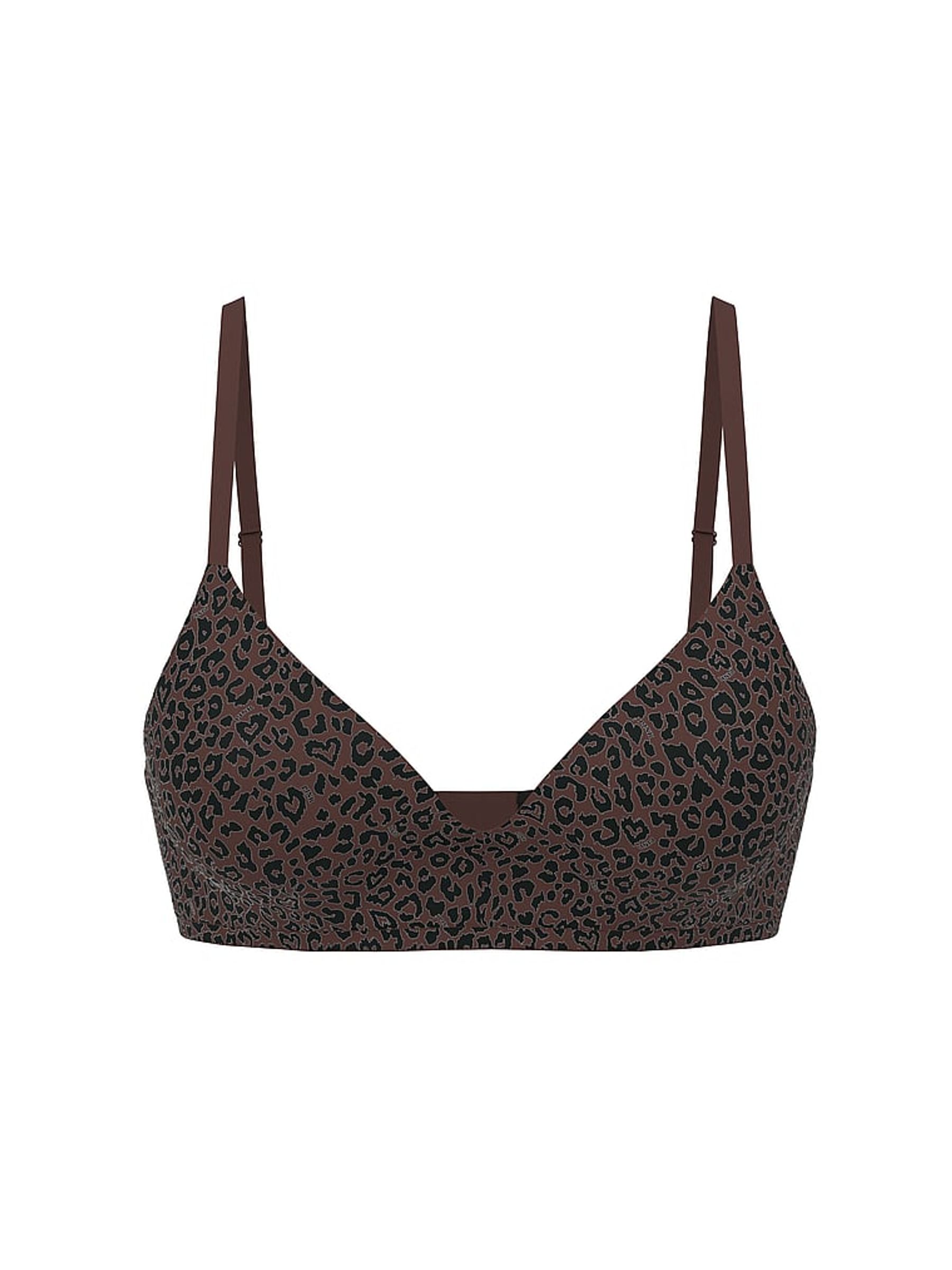 Leopard Brown Non Wired Push Up Bra - Image 3 of 3